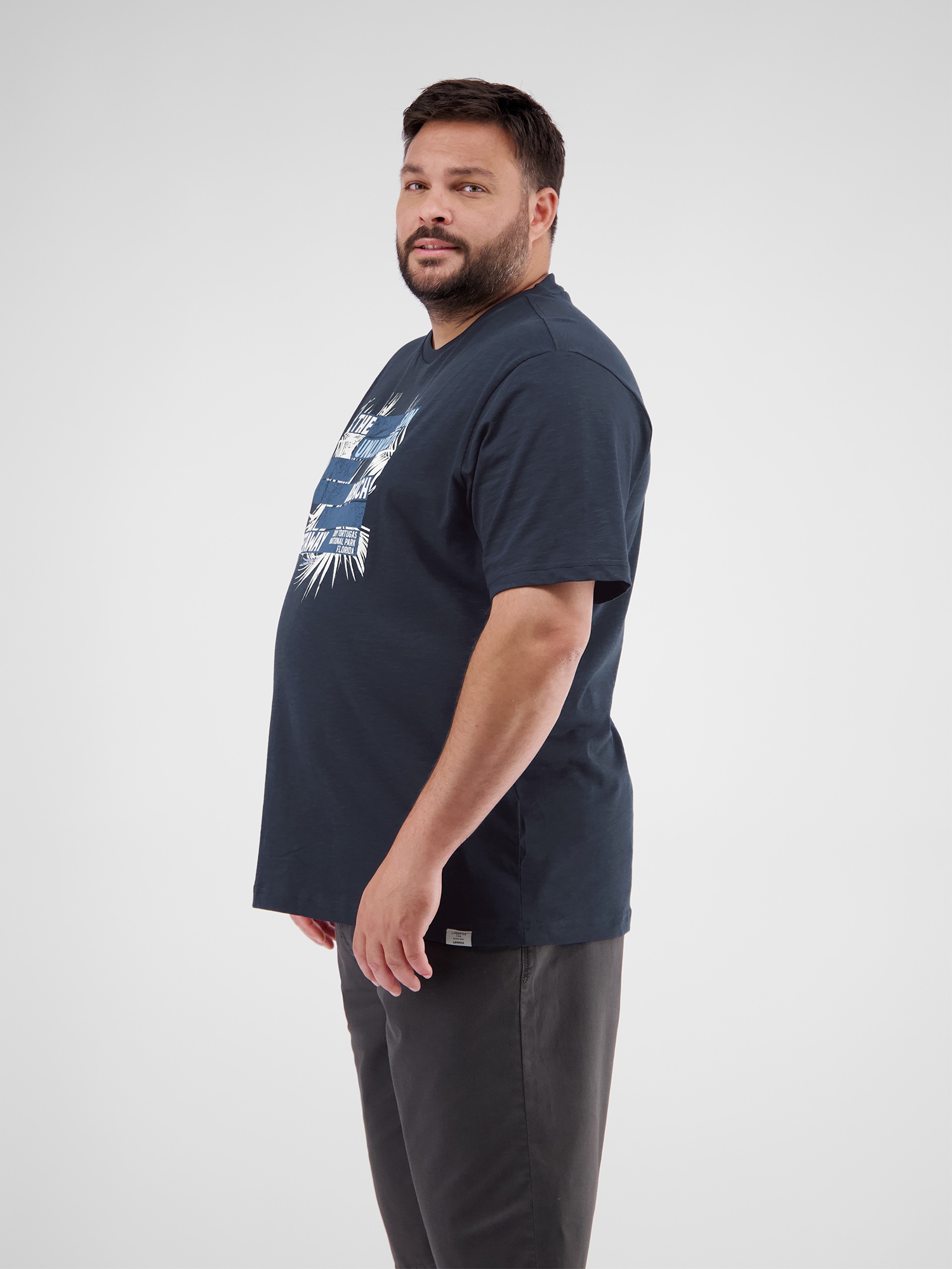 LERROS T-Shirt »LERROS Sommerliches T-Shirt in Großen Größen«