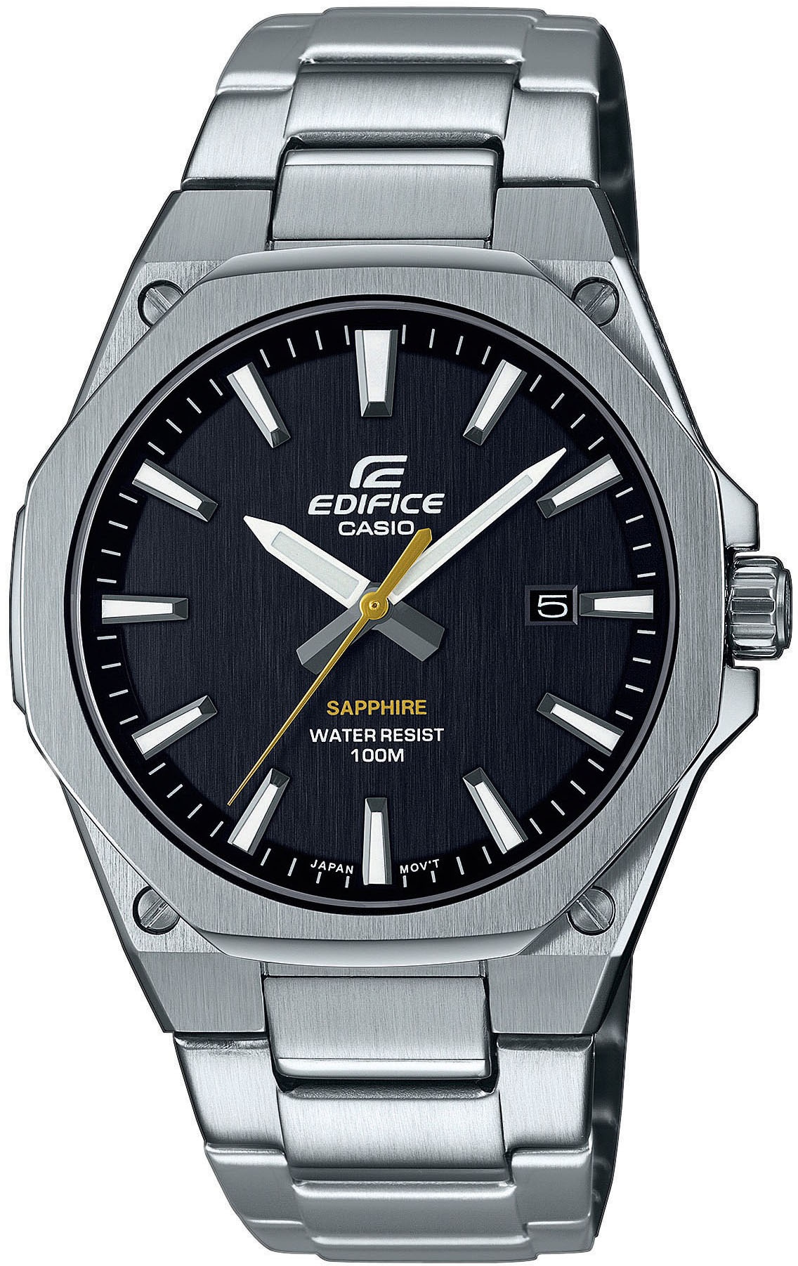 Quarzuhr »EFR-S108D-1AVUEF«, Armbanduhr, Herrenuhr, Datum, bis 10 bar wasserdicht,...