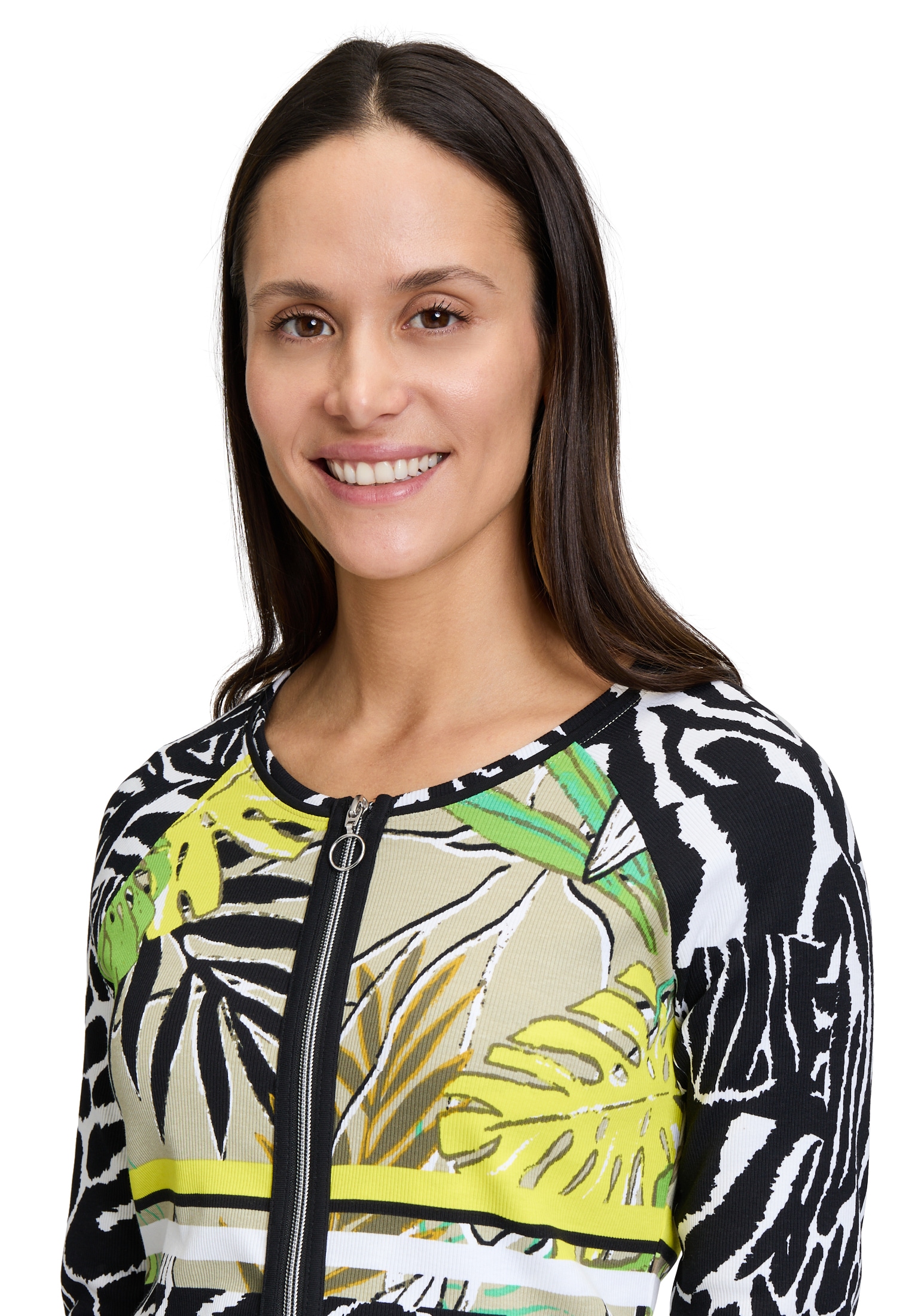 Betty Barclay T-Shirt »Shirtjacke mit Rippenstruktur«