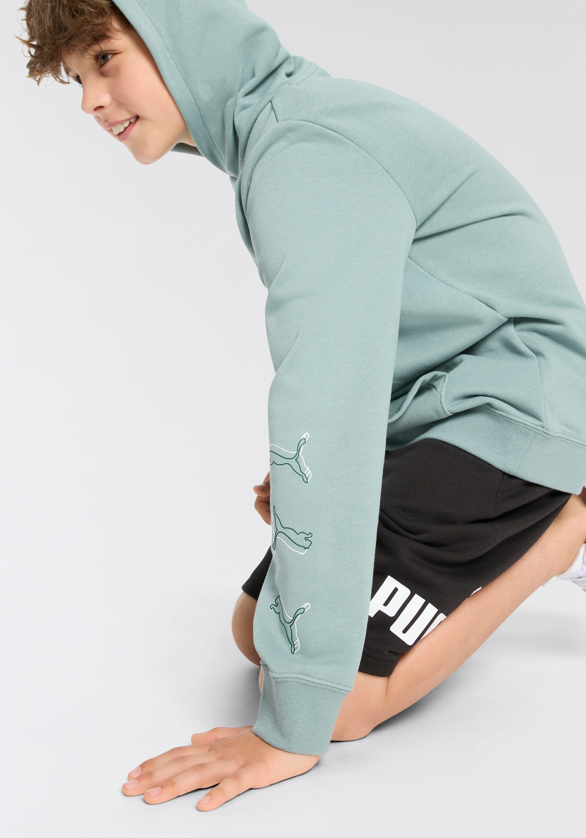 PUMA Kapuzensweatshirt »ESS LOGO LAB EXECUTION HOODIE TR B«
