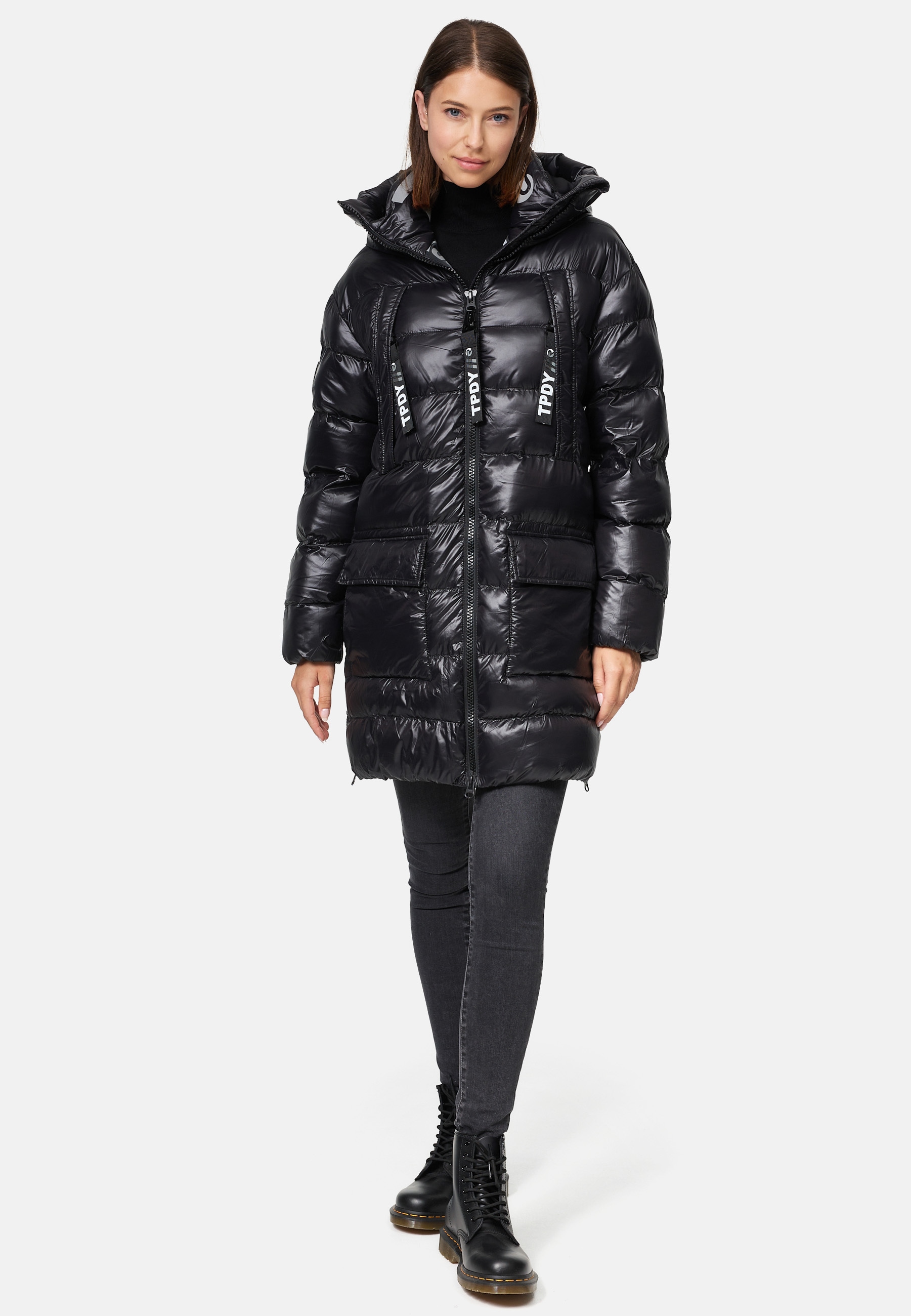 trueprodigy Winterjacke »David F Kapuze aufgesetzte Taschen« mit Kapuze