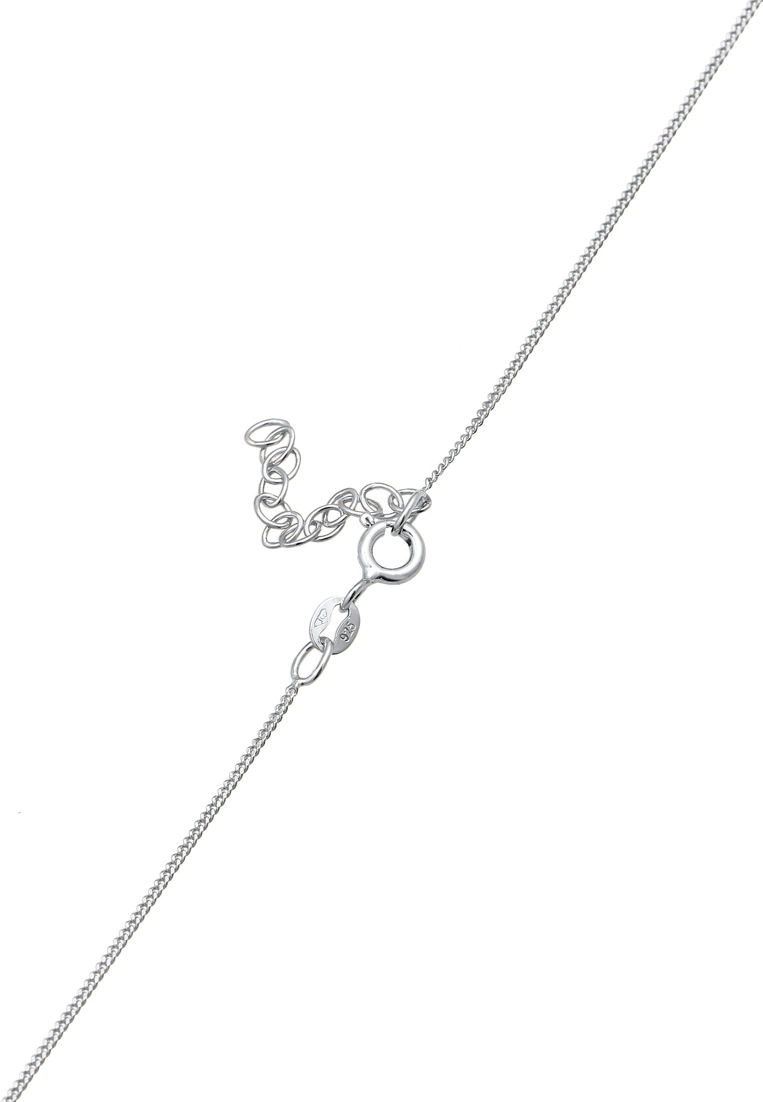 Elli Kette mit Anhänger »Halskette Lotusblume Blume Spirituell 925 Silber«