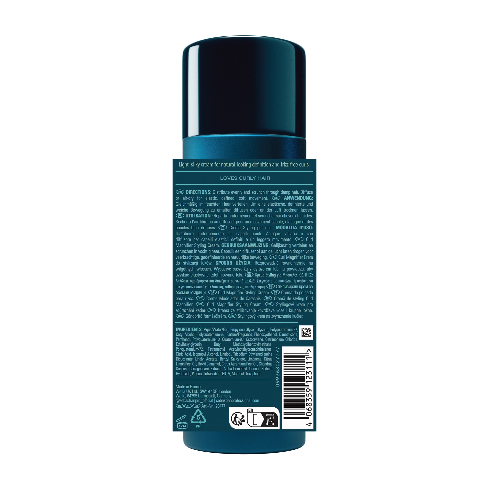 Sebastian Professional Haarcreme »Twisted Cream« mit cremiger Textur, für das Styling von Locken, gegen Frizz