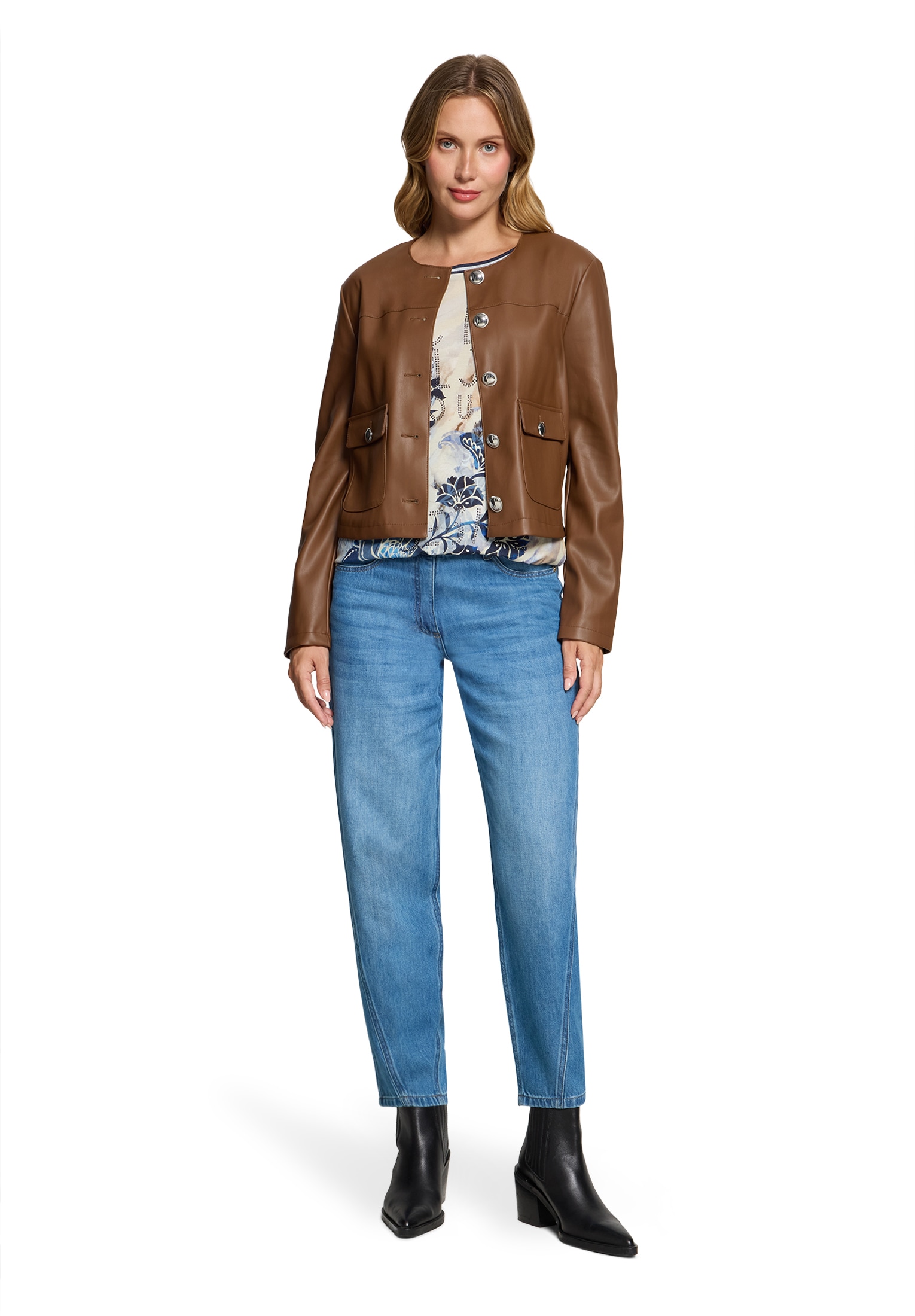 Betty Barclay Rundhalsshirt »Casual-Shirt mit Tunnelzug«