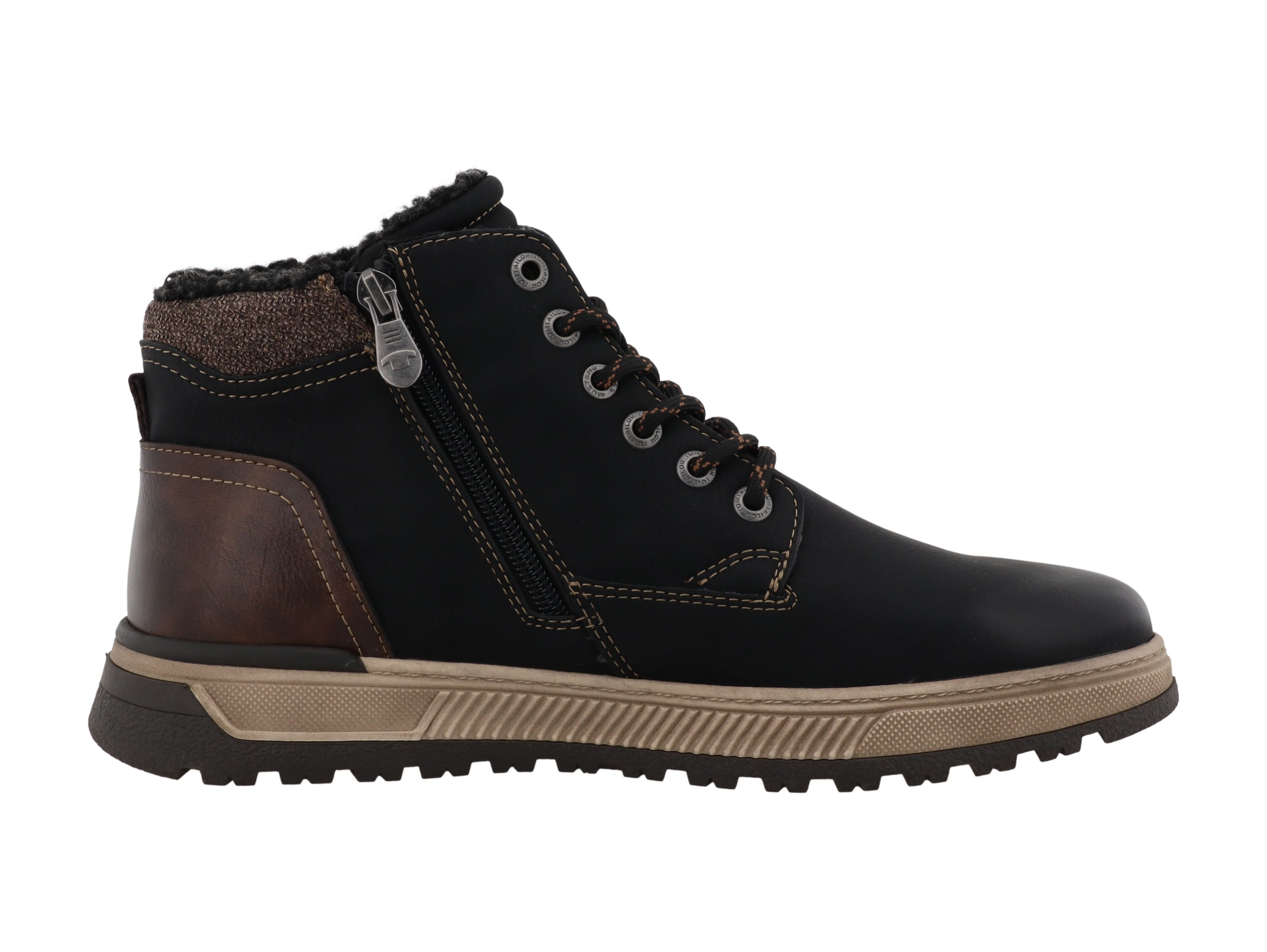 TOM TAILOR Winterboots  Schnürboots, Winterboots mit Reißverschluss