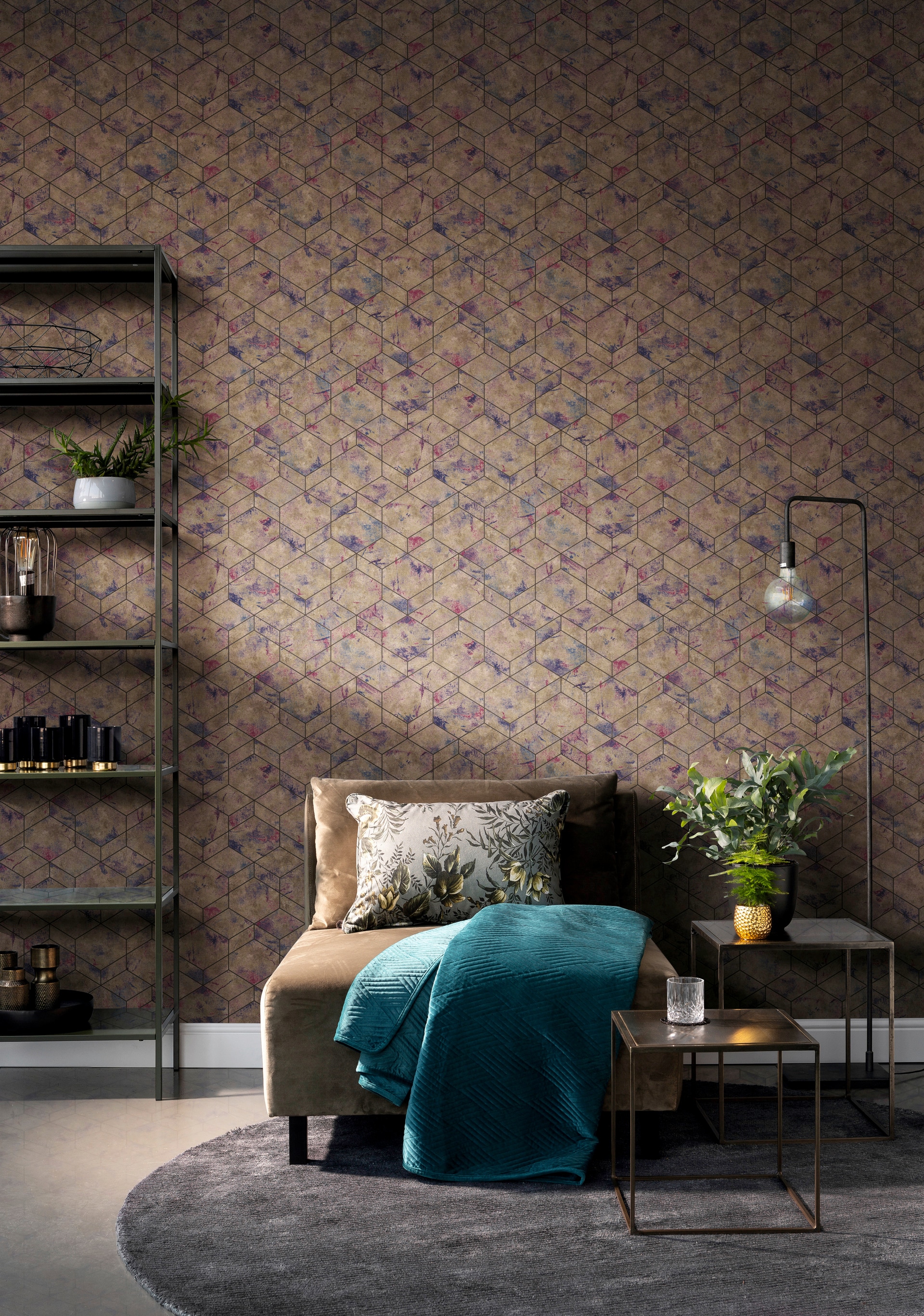 Rasch Vliestapete »Andy Wand« Metall-Effekte | grafisch strukturiert gut lichtbeständig, hochwaschbeständig