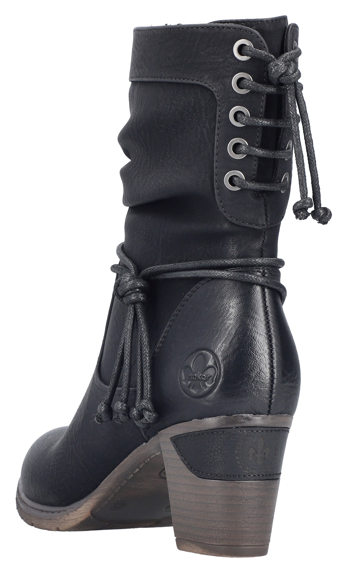 Rieker Cowboy Stiefelette  , Westernstiefelette, Stiefelette mit Slouchy-Schaft