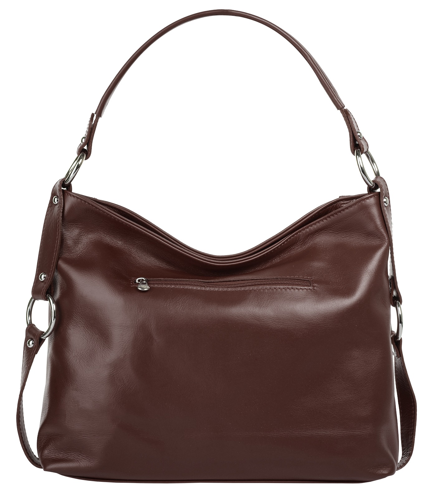 Samantha Look Henkeltasche, echt Leder, Made in Italy