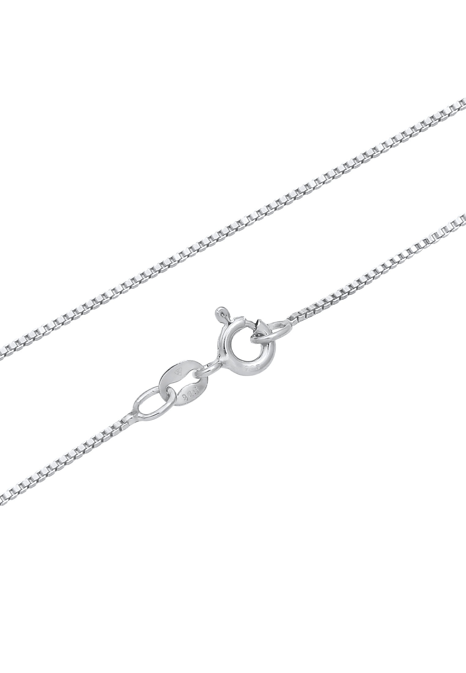 Kuzzoi Lange Kette »Halskette Herren Peace Frieden Massiv 925 Silber«