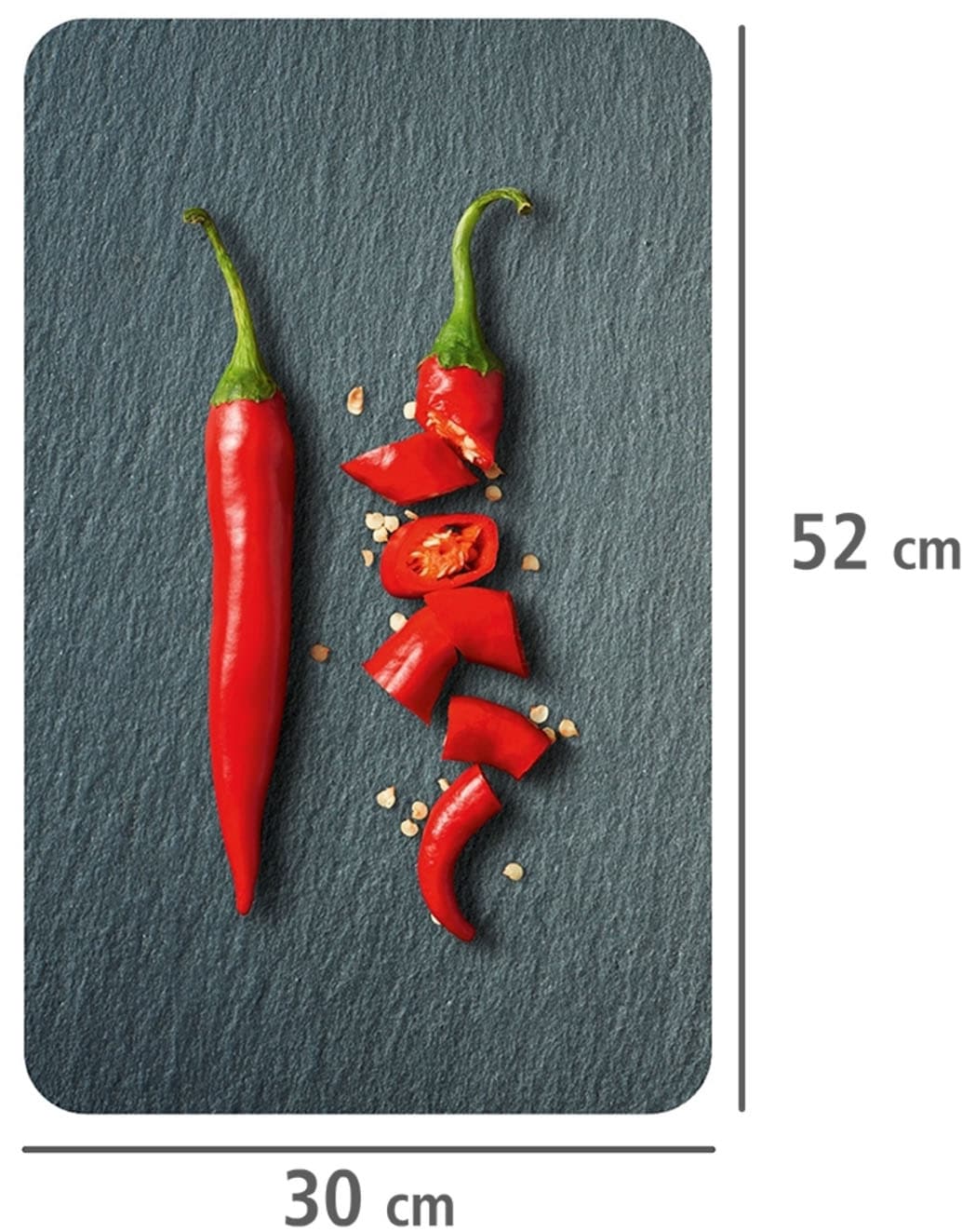 WENKO Herd-Abdeckplatte »Universal Modell Cayenne« Herdabdeckung für alle Herdarten, kratzfest, mit rutschfesten Füßen