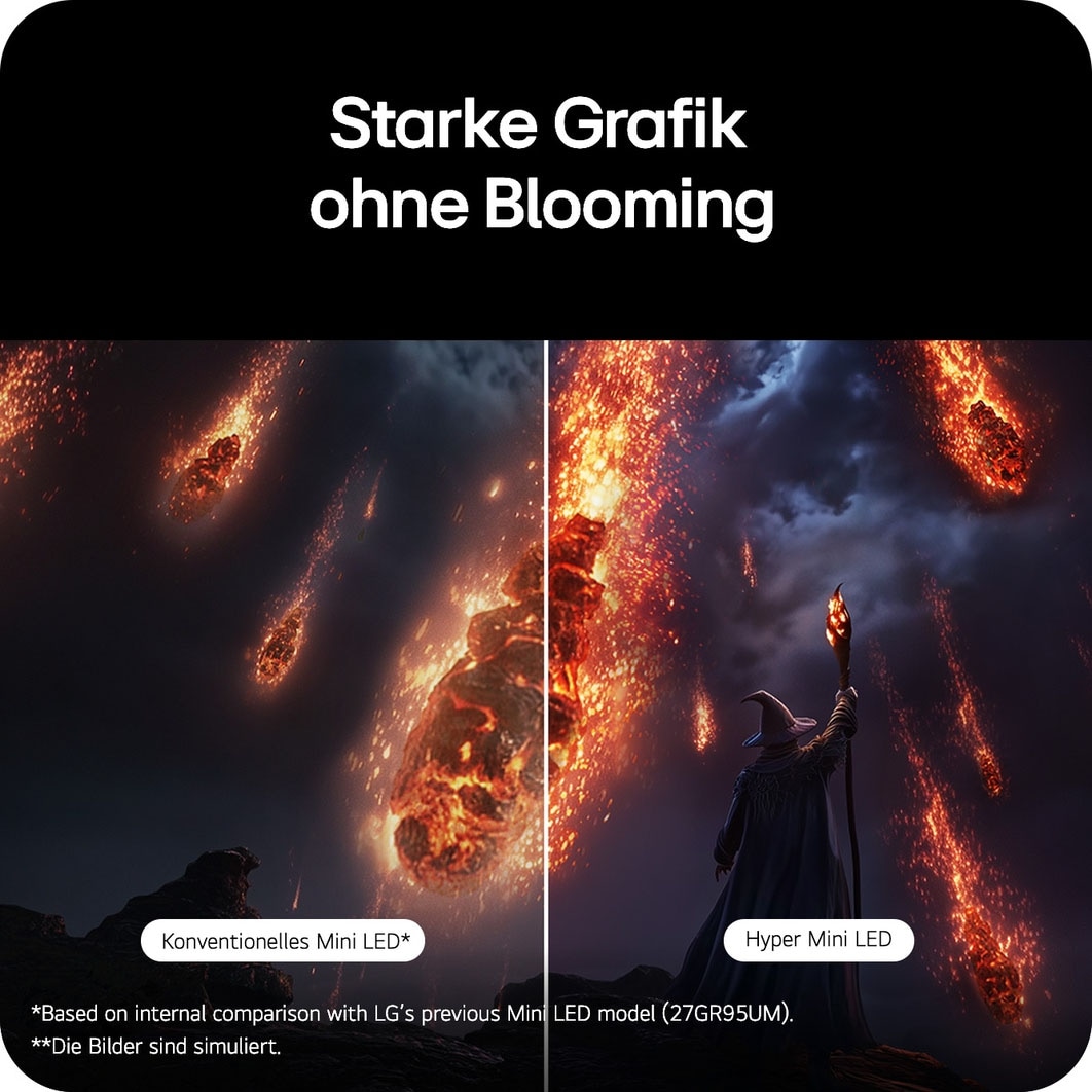 LG Gaming-LED-Monitor »27GM950B« 68 cm/27 ″  5120 x 2880 px 5K2K 1 Reaktionszeit 165 Hz