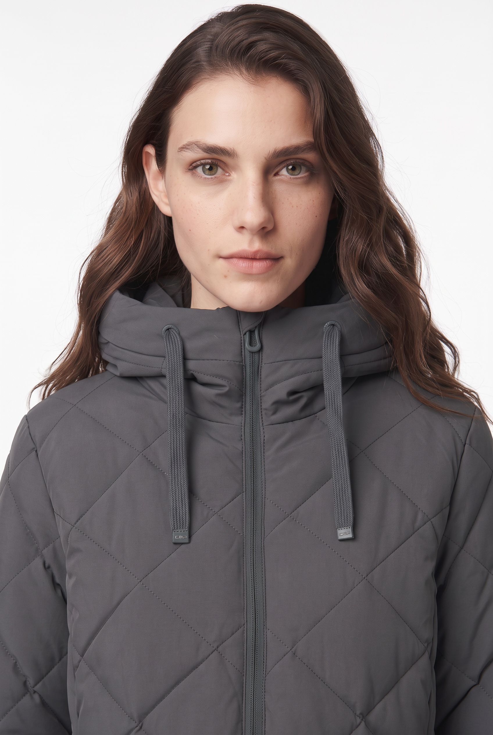 CMP Steppmantel »WOMAN COAT FIX HOOD« mit Kapuze, sportlicher Stil, Futter aus Polyester