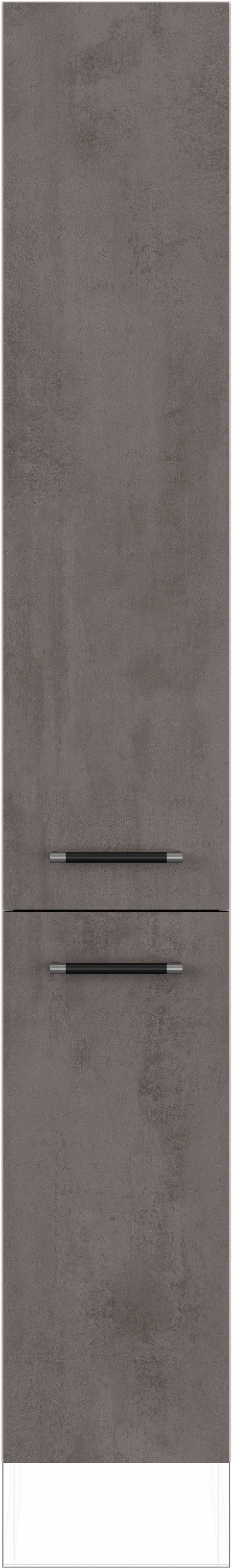 IMPULS KÜCHEN Seitenschrank »"Prag", Breite/Höhe: 30/190,7 cm«, vormontiert, mit Drehtüren, mit verstellbaren Fachböden