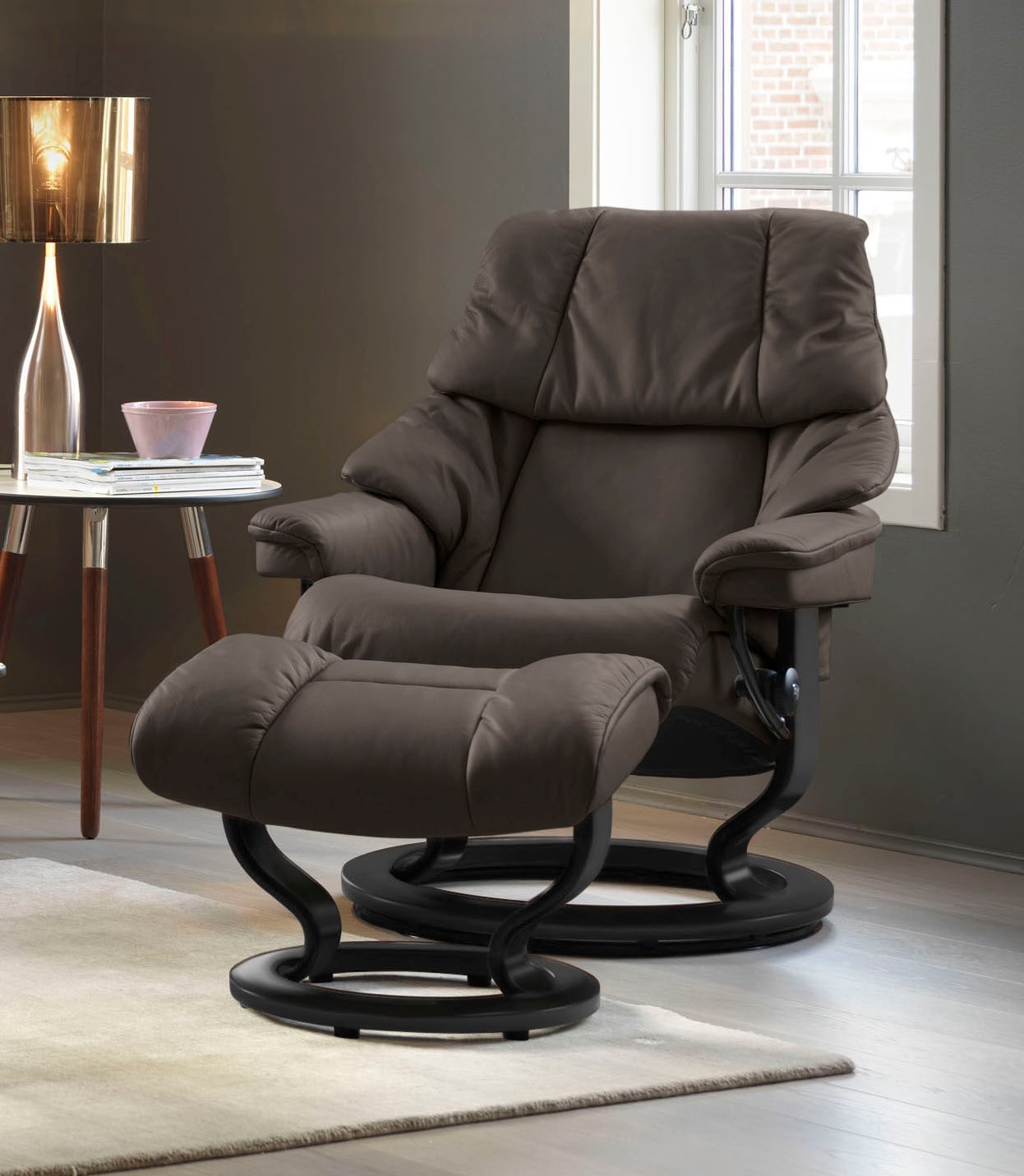 Stressless® Fußhocker »Reno«, mit Classic Base, Gestell Schwarz