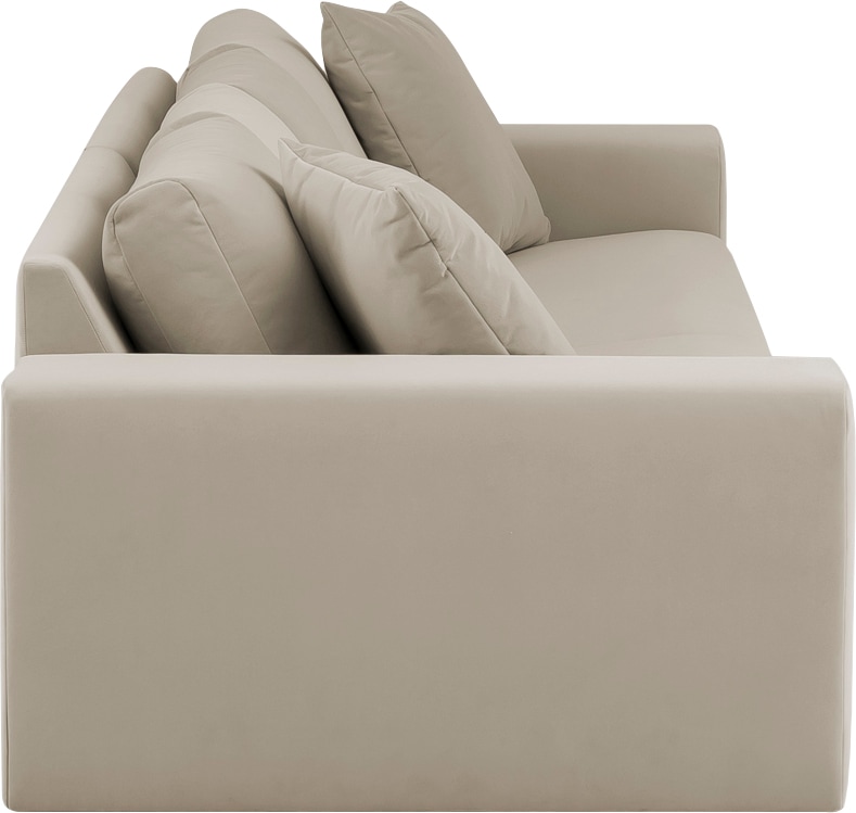 andas 4-Sitzer »SLEETLAND XXL in Samtvelours oder Vintage-Leder-Optik« besonders groß und bequem