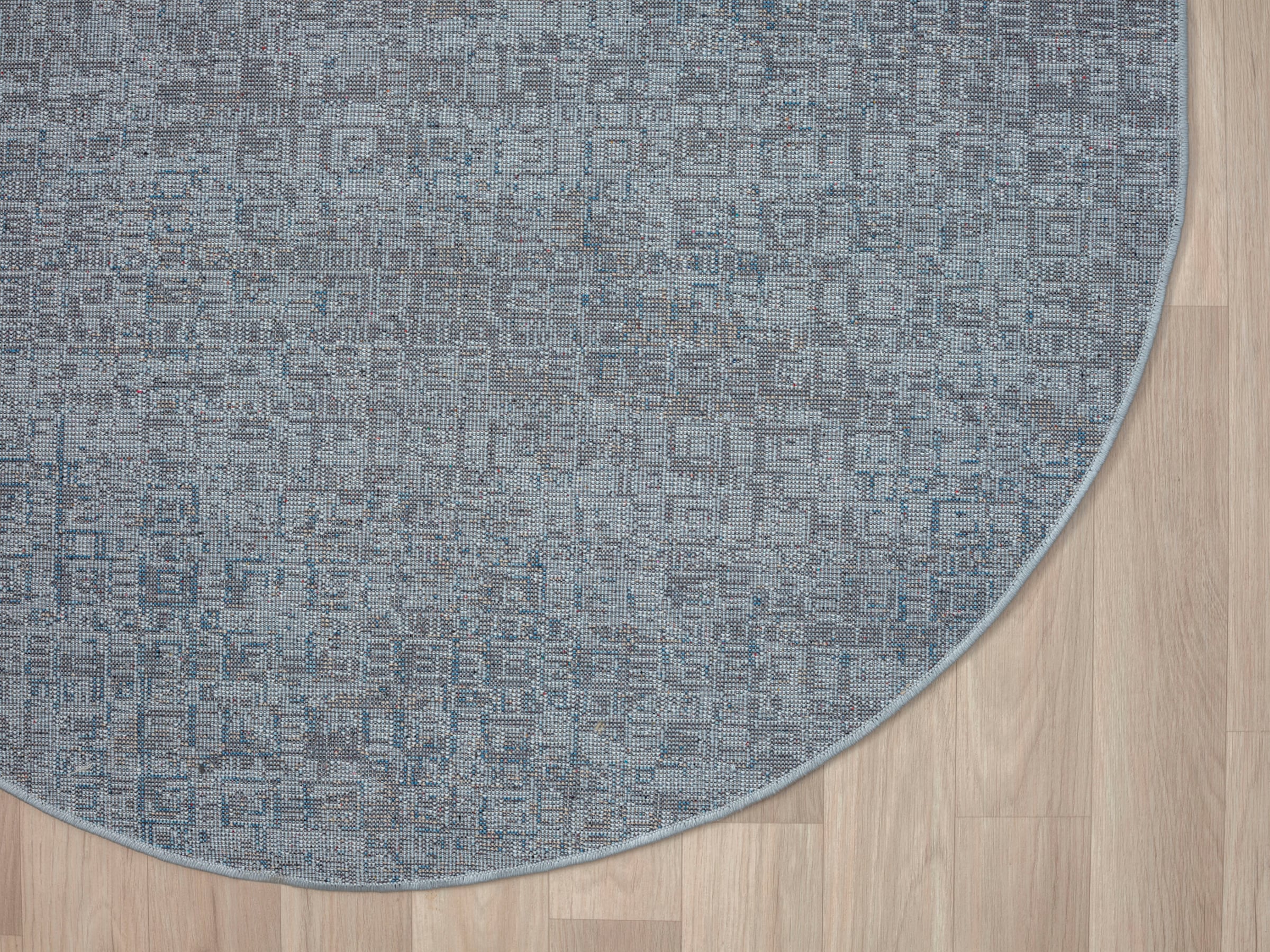 Myflair Möbel & Accessoires Teppich »My Look 2« rund 8 mm Höhe Kurzflor, Ethno-Design, besonders weich durch Microfaser