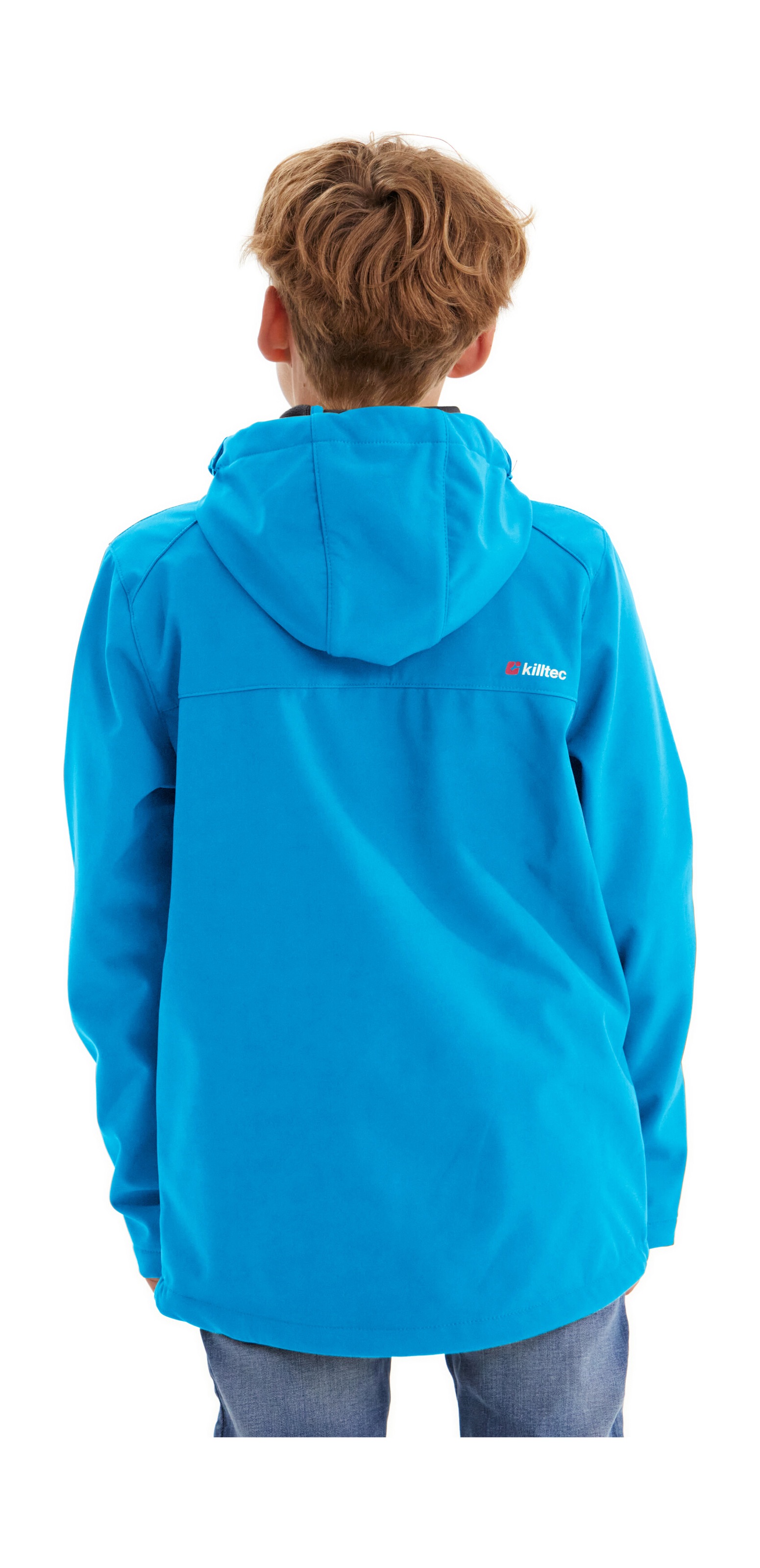 Killtec Softshelljacke »Boys Softshelljacke«, Wasserabweisende Softshelljacke mit Kapuze, Fleece und PFAs-frei