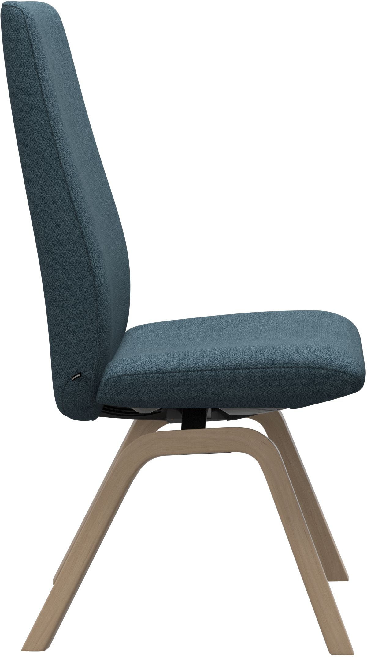 Stressless® Polsterstuhl »Laurel«, ROHLEDER Stoff Q2 FARON, High Back, Größe L, mit schräggestellten Beinen in Eiche gekalkt