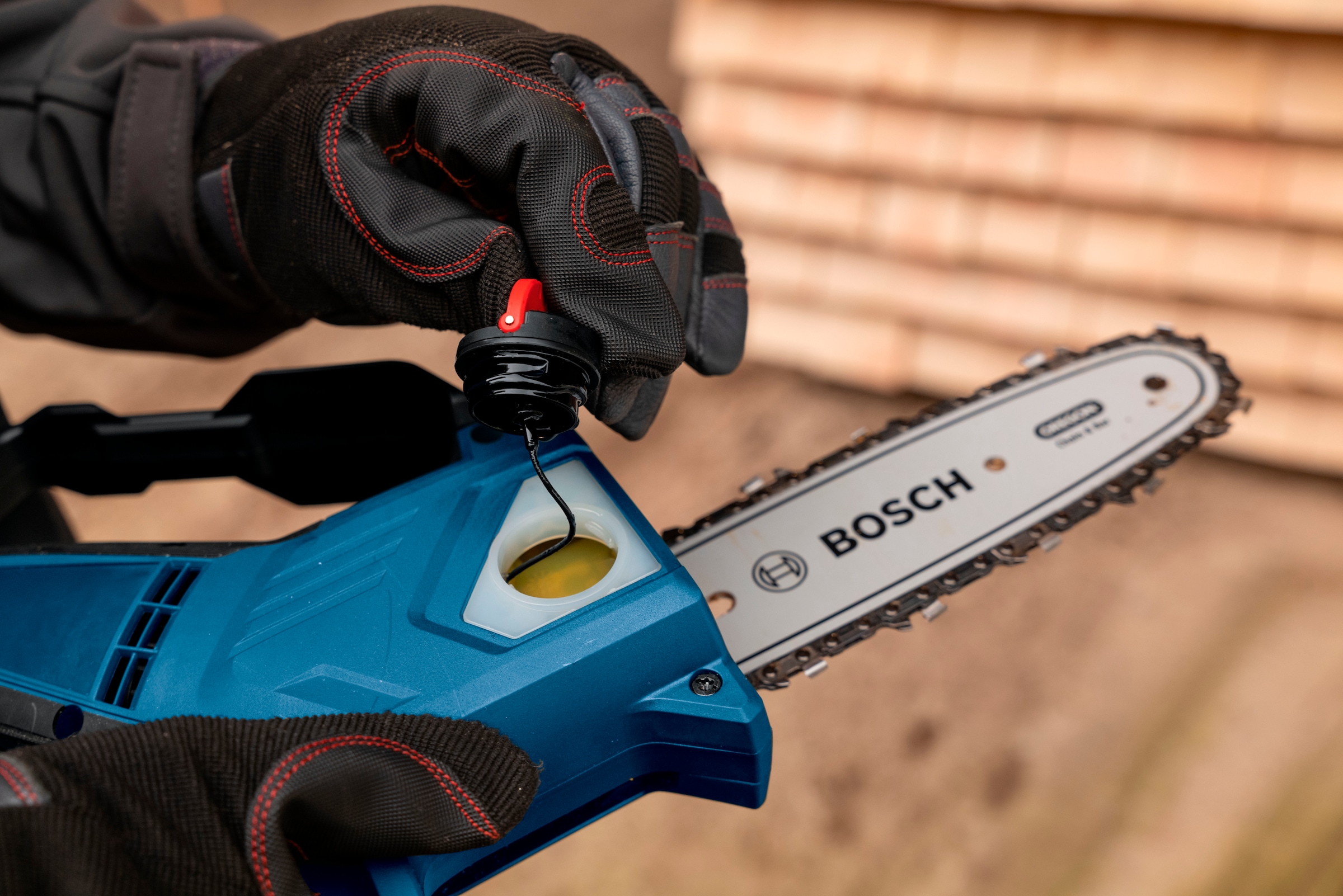 Bosch Professional Akku-Kettensäge »Mini »GKE 18V-20««, (BxLxH: 28x51x11 cm), ohne Akku, ohne Ladegerät