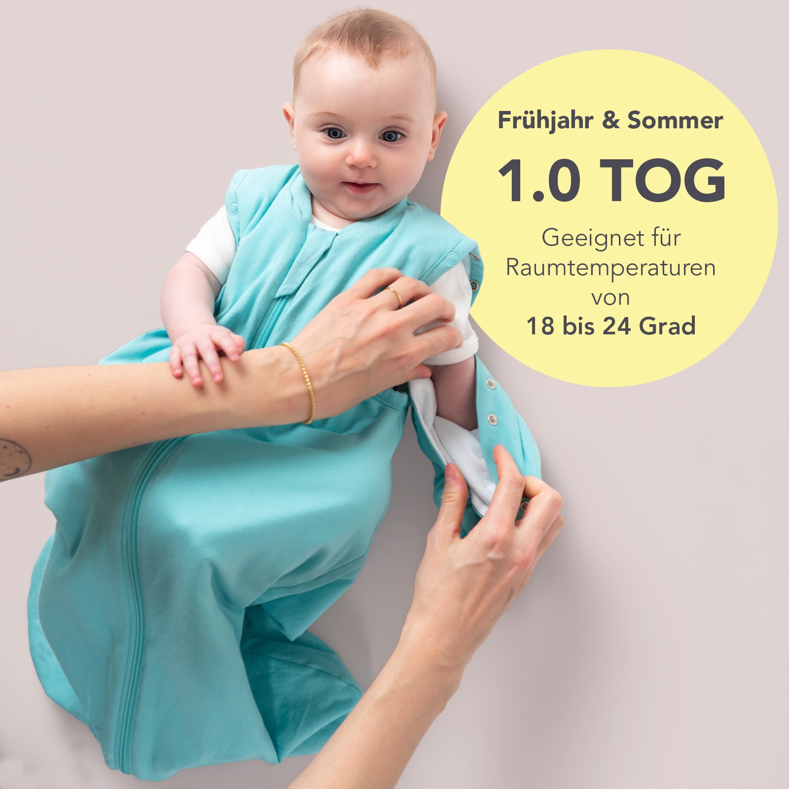 Schlummersack Babyschlafsack »Schlafsack ohne Füßen 1.0 Tog«