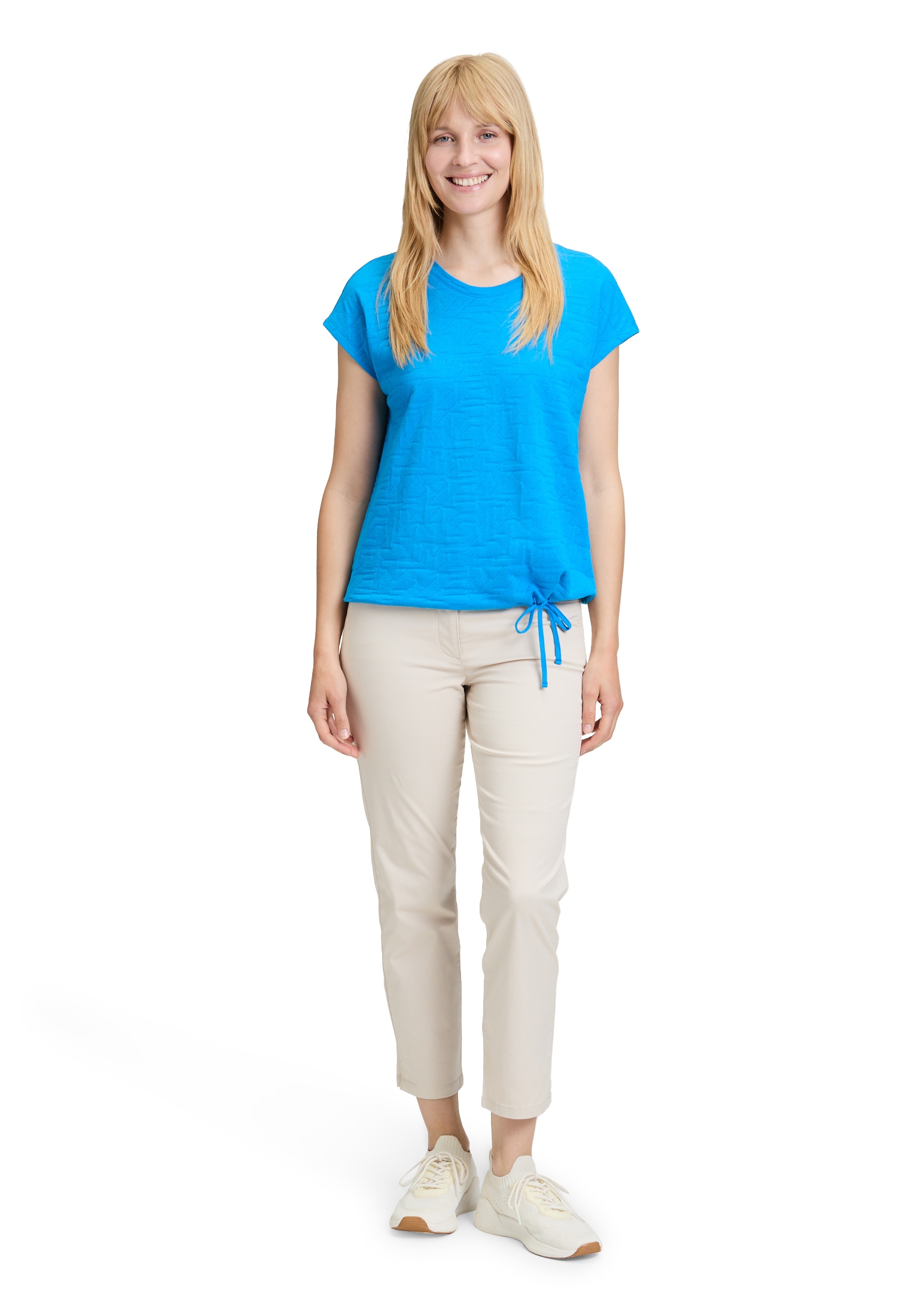 Betty Barclay Kurzarmshirt »Strukturshirt mit Tunnelzug«