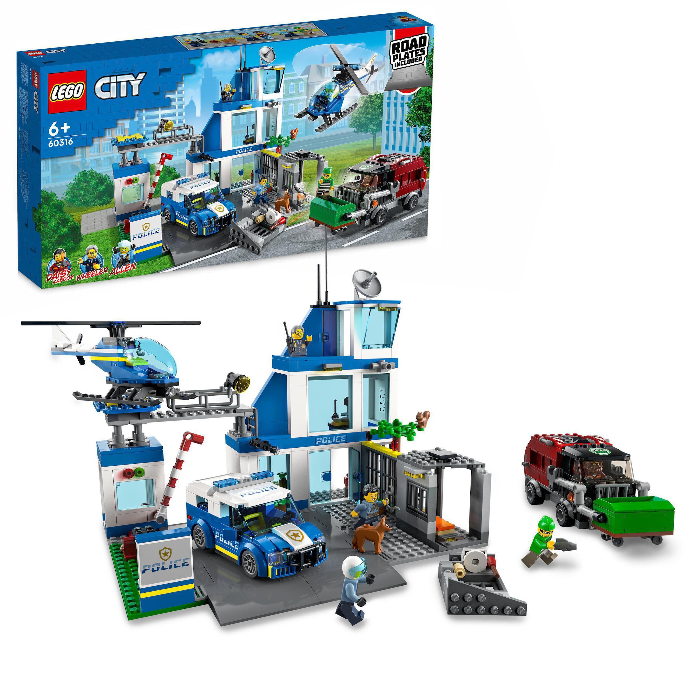 Konstruktionsspielsteine »Polizeistation (60316), LEGO® City«, (668 St.)