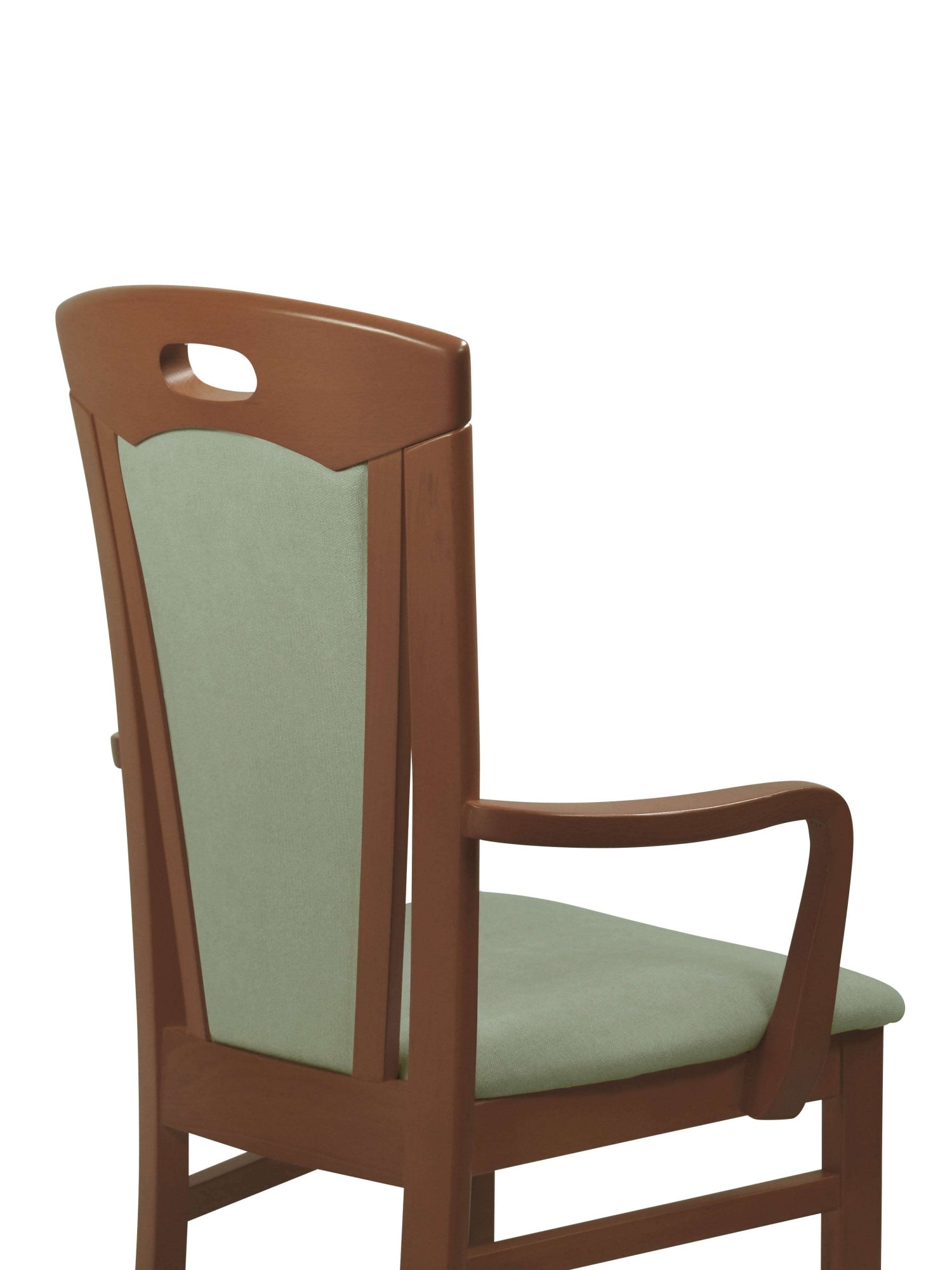 Home affaire Esszimmerstuhl »FERDI, Armlehnstuhl, Made in Italy, Massivholz« () 1 Stk.Bezug Feinstruktur (wasser-und fleckabweisend) oder Struktur