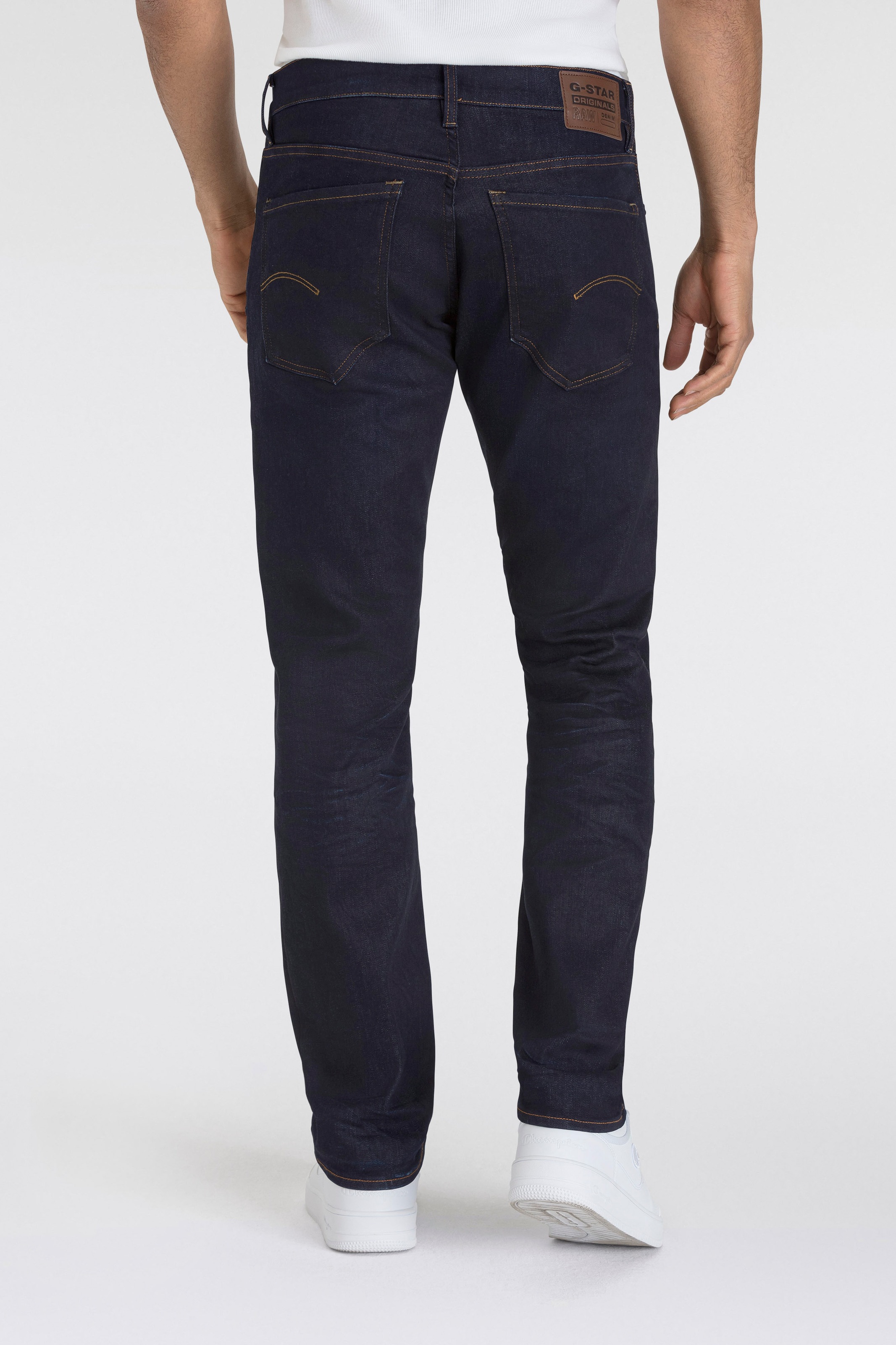G-STAR Straight-Jeans »Mosa Straight«, mit hellen Nähten