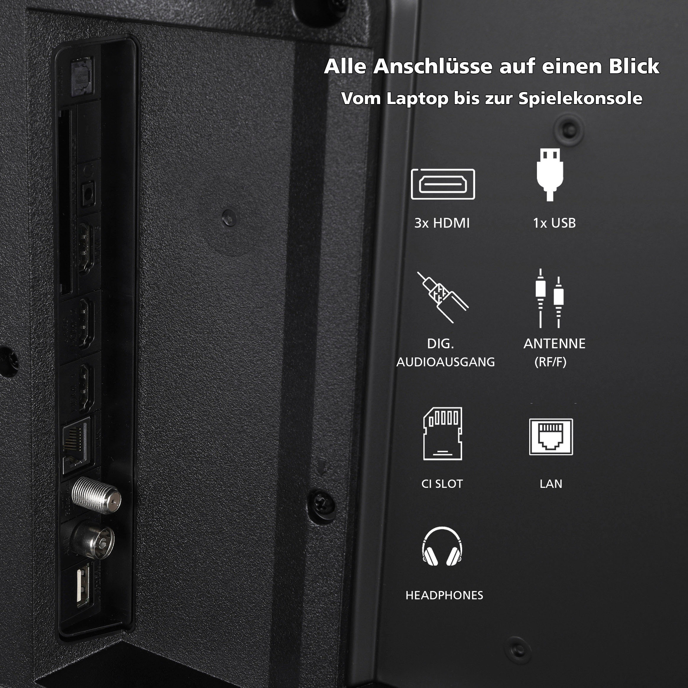 JVC LED-Fernseher »LT-43VU3455«, 4K Ultra HD, Smart-TV