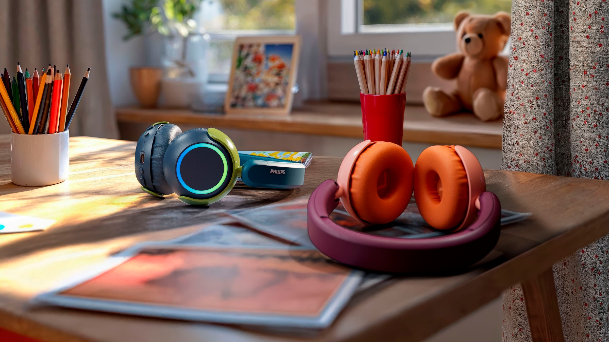 Philips Kinder-Kopfhörer »TAK4200«, Bluetooth, Rauschunterdrückung-Multi-Point-Verbindung-Freisprechfunktion