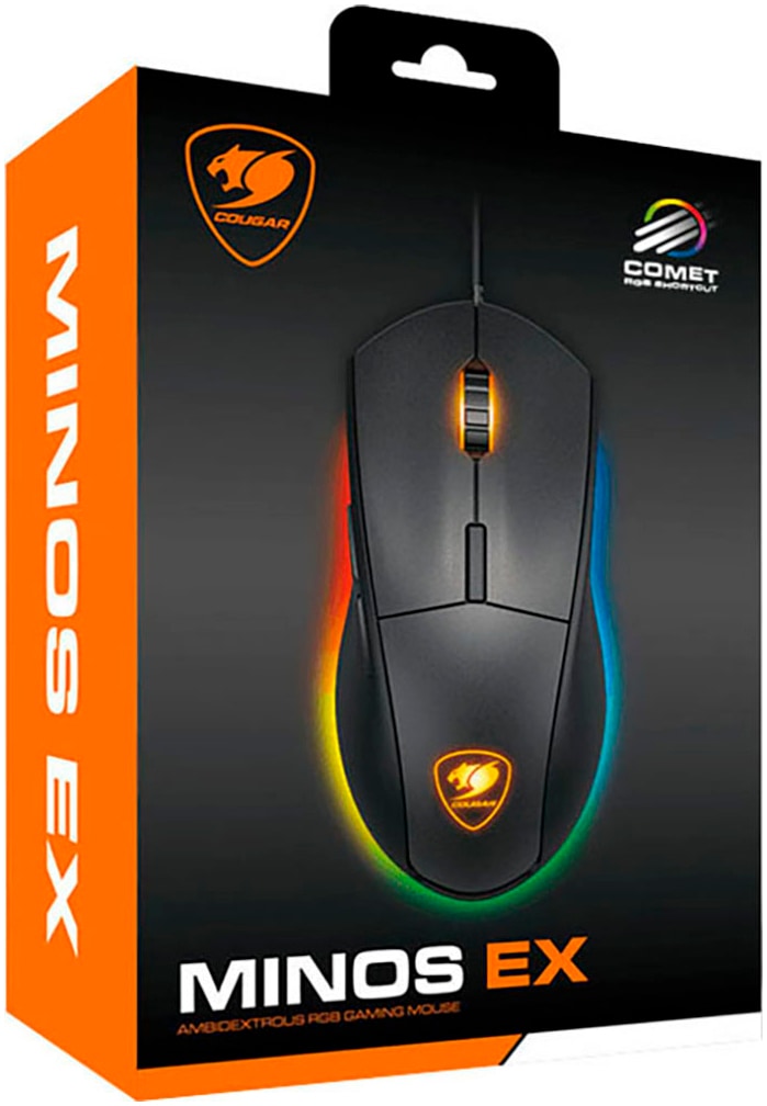 Cougar Gaming-Maus »MINOS EX«, kabelgebunden-USB, RGB-Beleuchtung