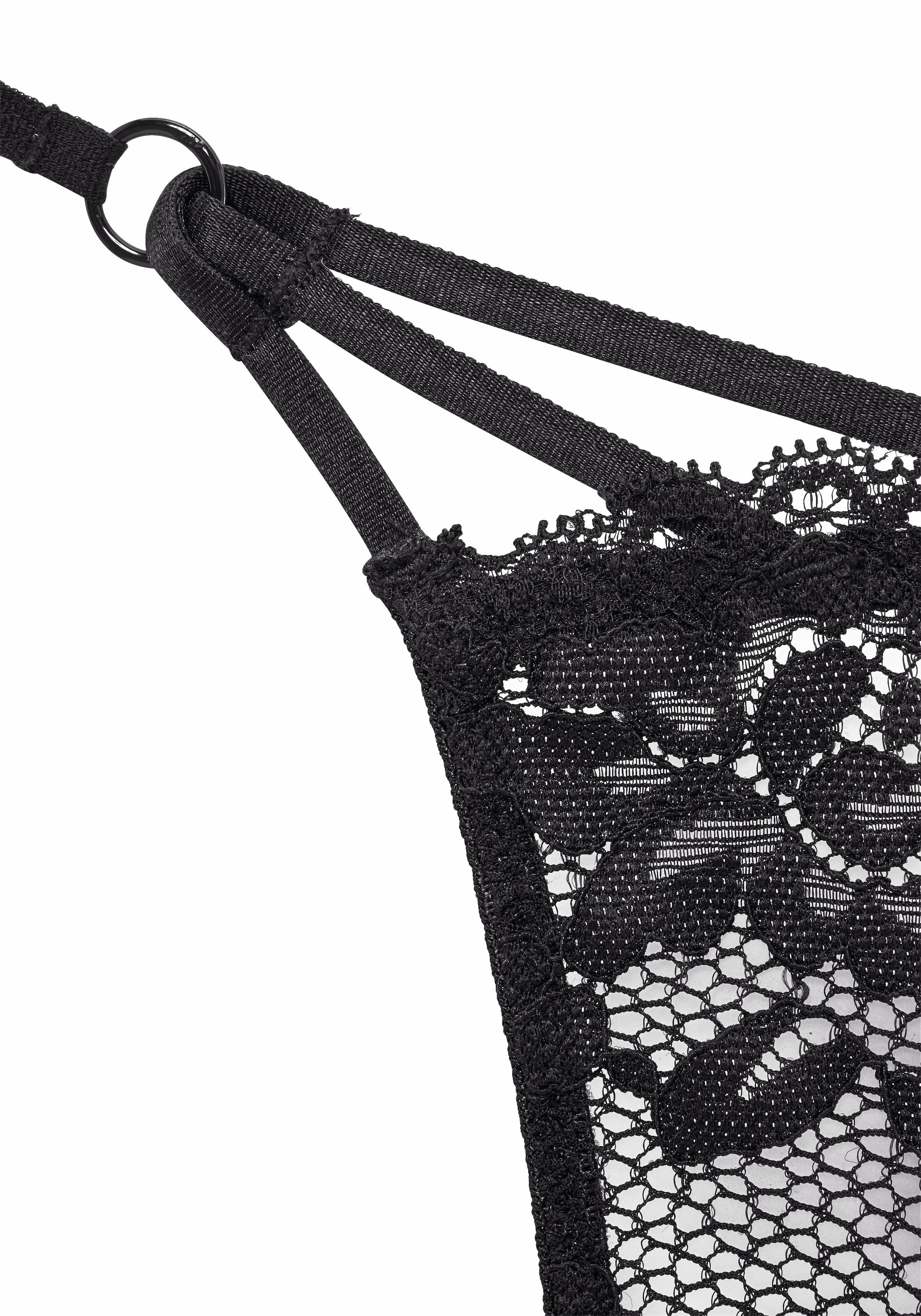 LASCANA String , aus leicht transparenter Spitze