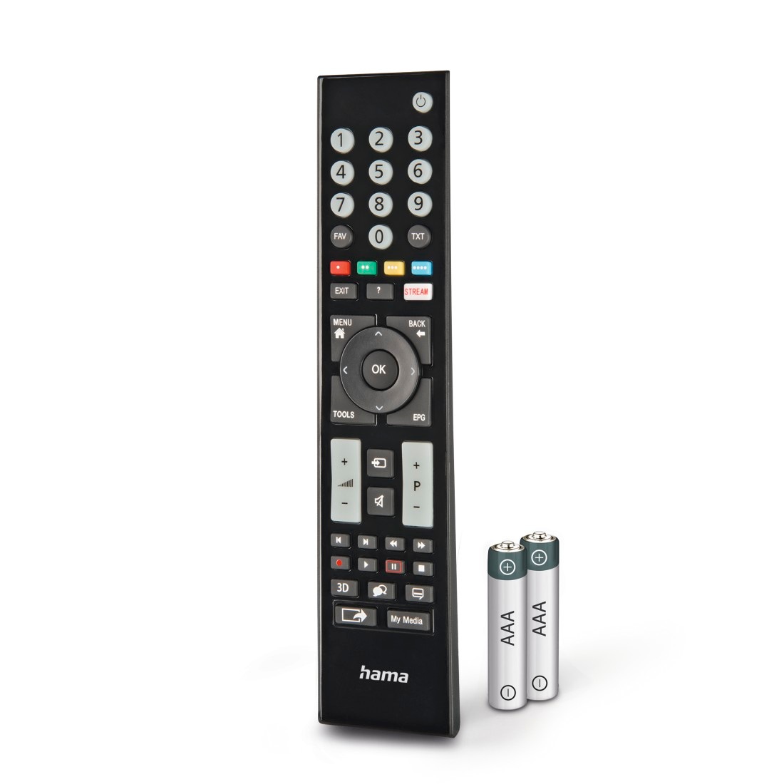 Hama Universal-Fernbedienung »Universal Ersatzfernbedienung für Grundig TV, lernfähig«, 1-in-1