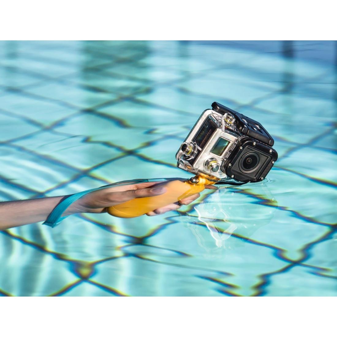 Hama Kamerahalterung »Schwimmgriff für GoPro Hero 2, 3, 3+, 4 Actioncam Halter«, - Auftriebshilfe Griff Stick