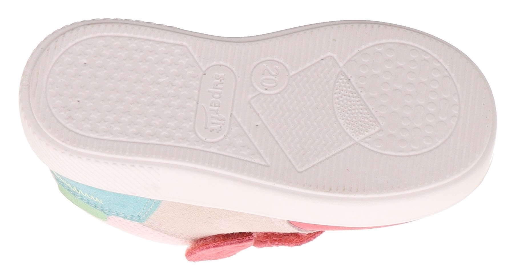 Superfit Klettschuh »SUPIES WMS: mittel«, Sneaker, Freizeitschuh im Retro Look, Größenschablone zum Download