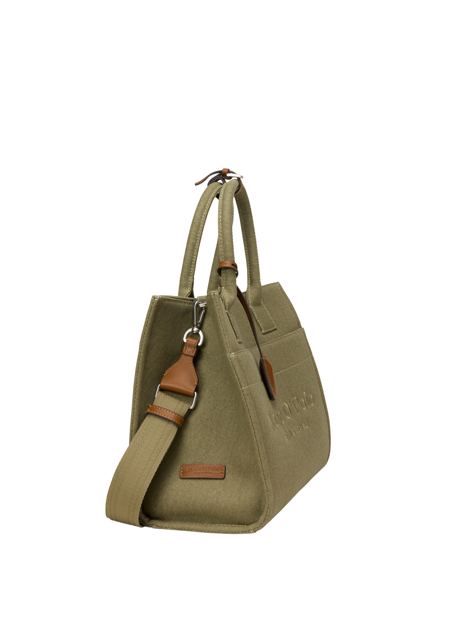 Marc O'Polo Accessories Shopper »Mara« Schultertasche, Henkeltasche mit Lederanhänger