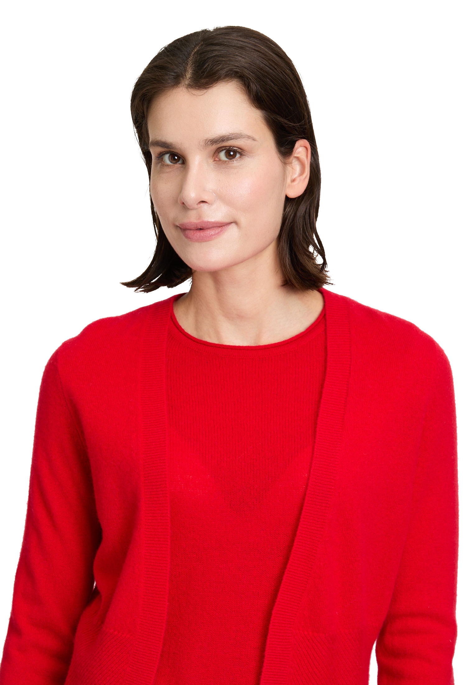 Betty Barclay Strickjacke »Kaschmir-Strickjacke mit Rippbündchen«
