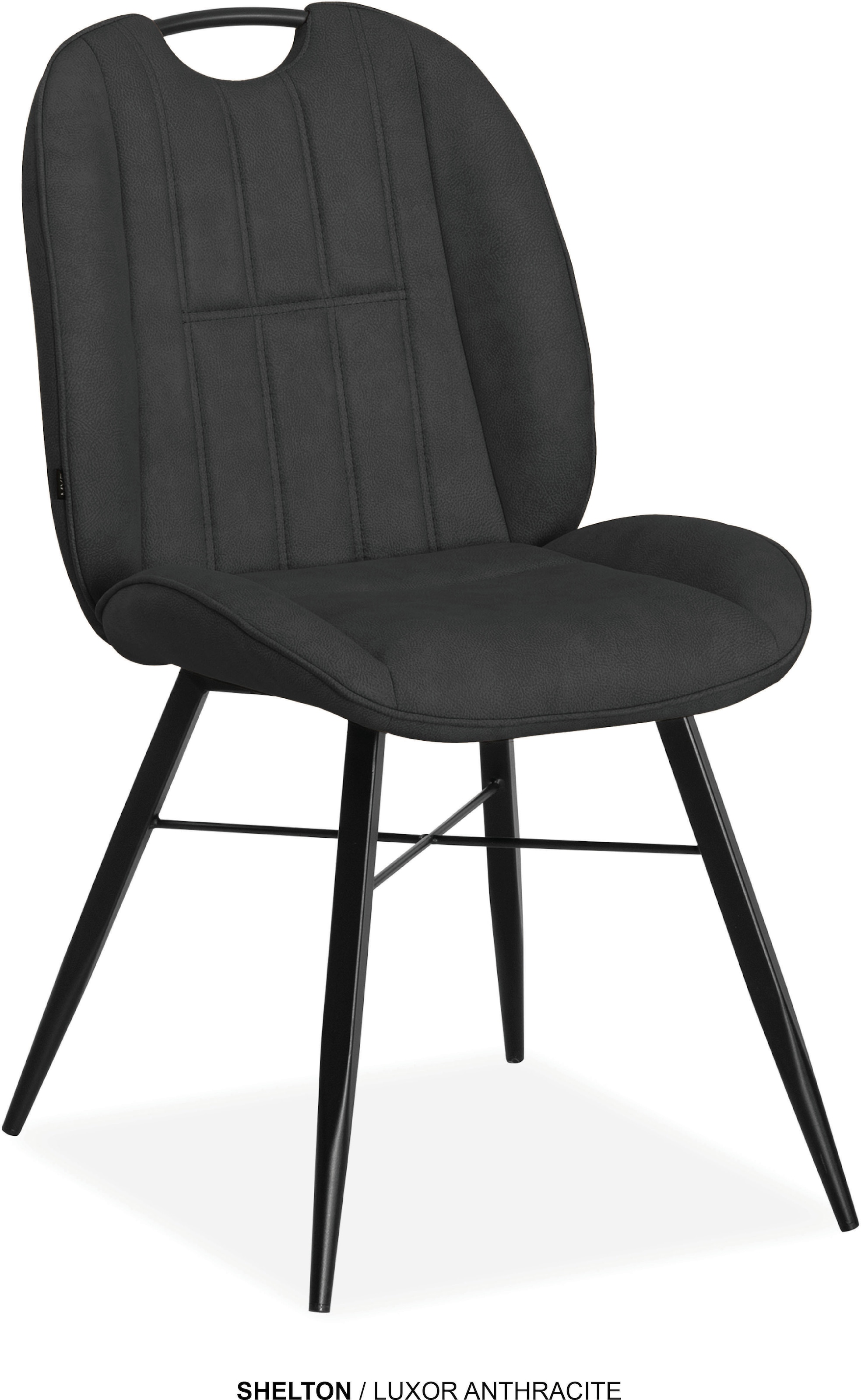 OMG Design Esszimmerstuhl »Shelton« (Set) 2 Stk.Esszimmerstuhl, pflegeleichter Bezug, mit Handgriff