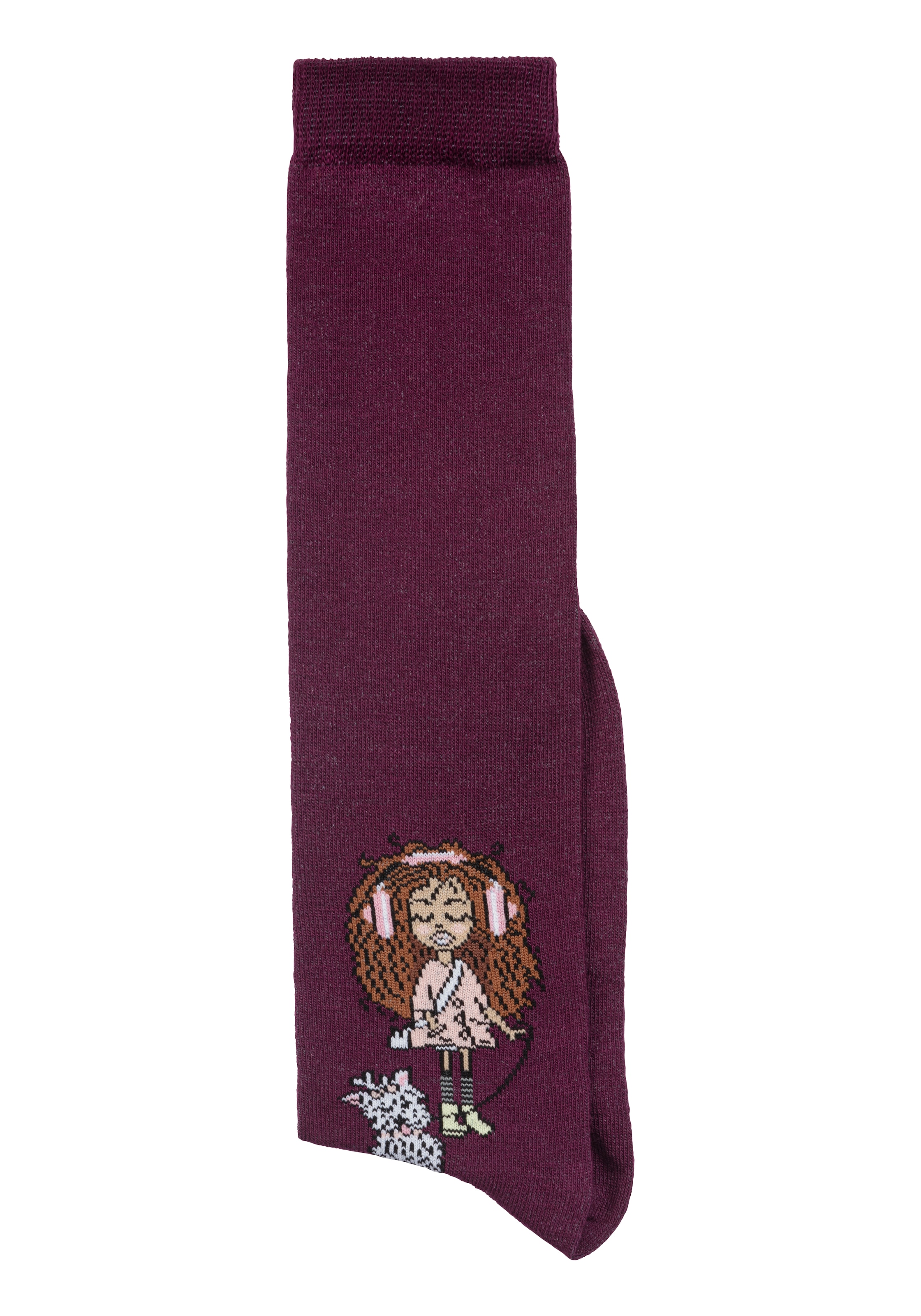 H.I.S Kniestrümpfe Packung, 5 Stk. tlg. mit eingestricktem Motiv