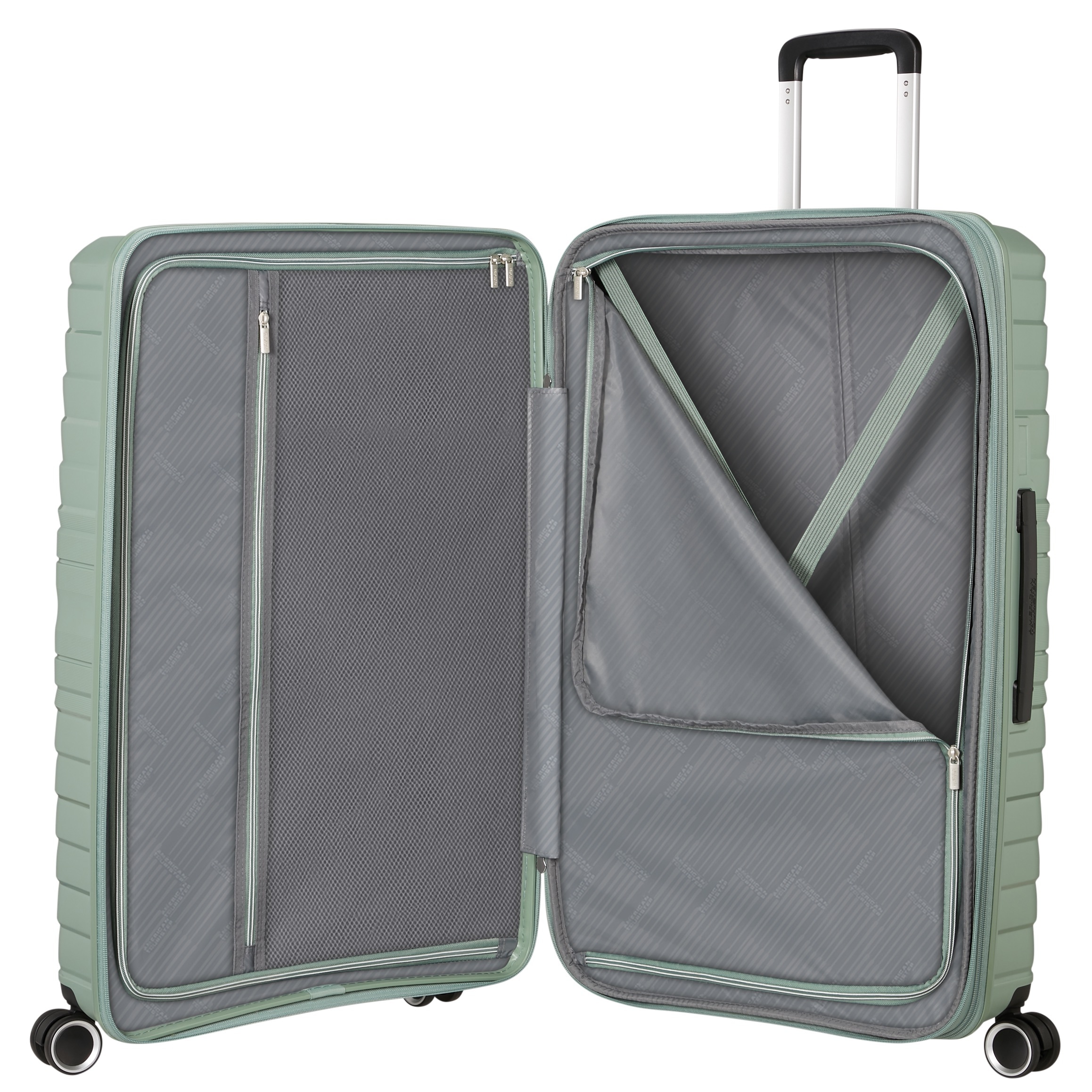 American Tourister® Hartschalen-Trolley »FLYTWIST, verschiedene Größen und Farben«, 4 Rollen, Hartschalen-Koffer personalisierbar Volumenerweiterung