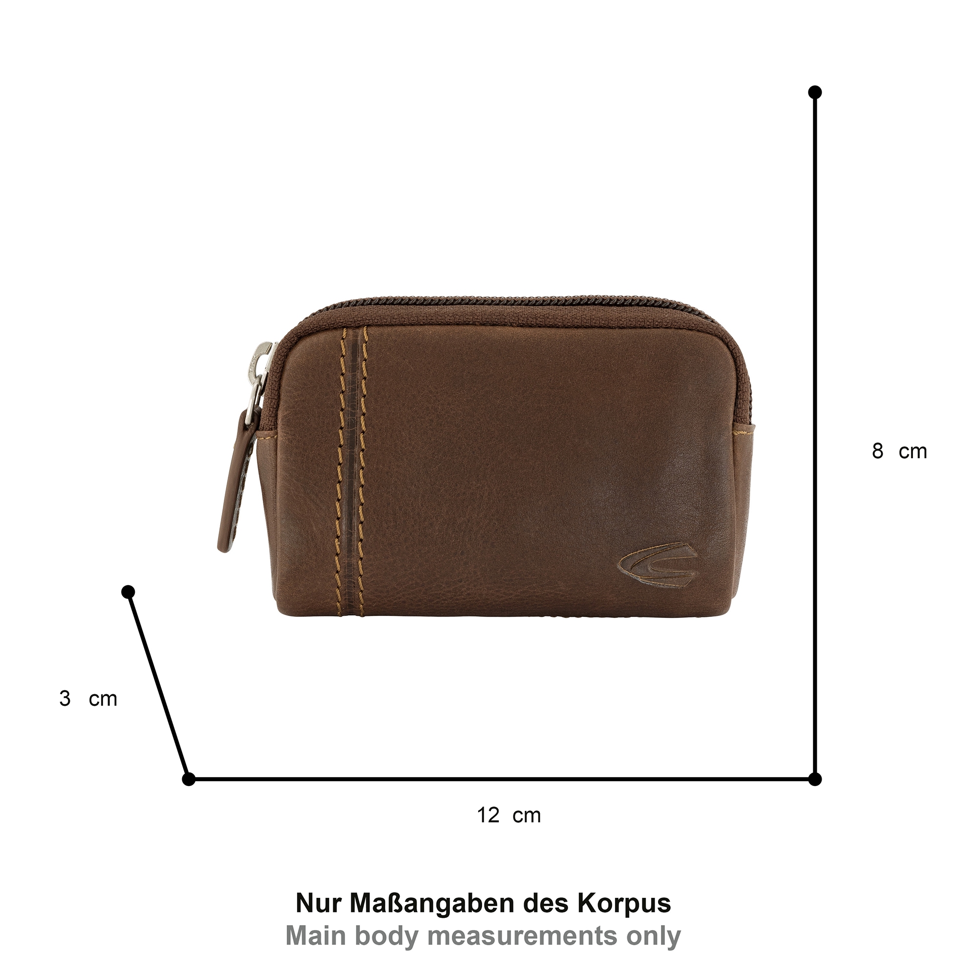 camel active Schlüsseltasche »Bilbao« aus weichem hochwertigem Rindsleder