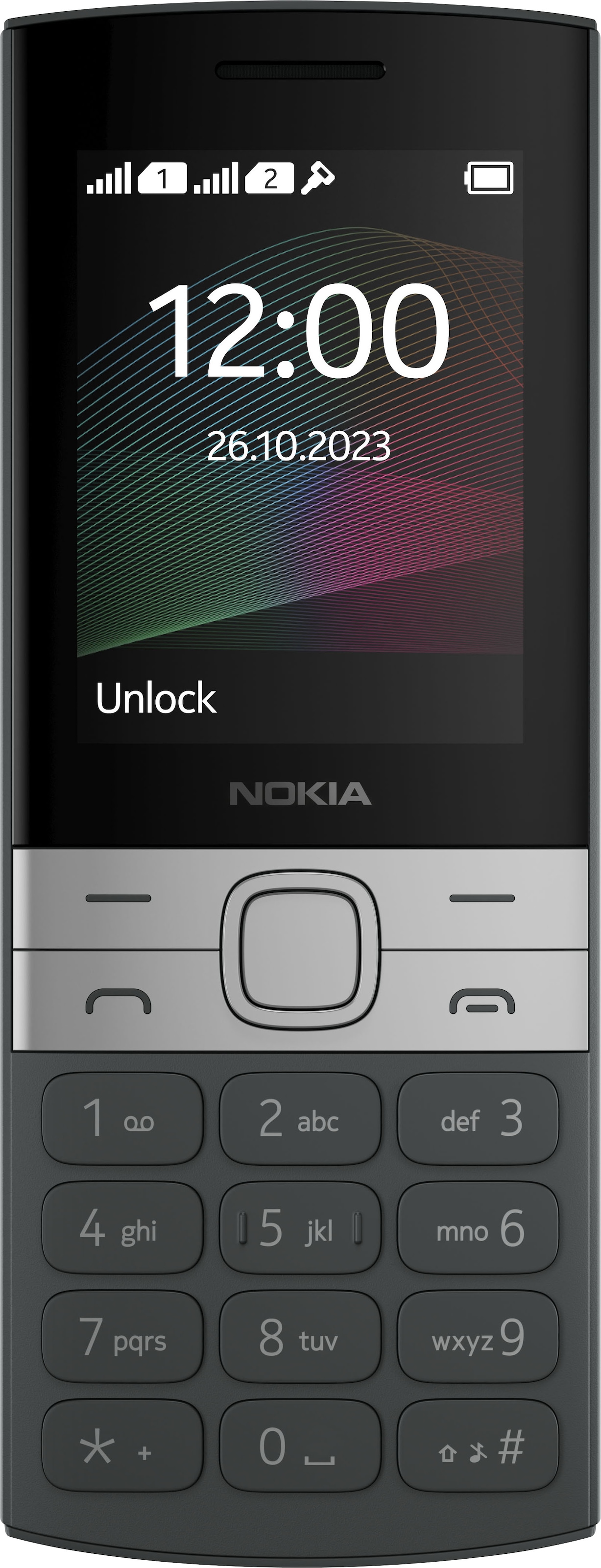 Nokia Handy »150 2G Edition 3 6,09 2023«, Garantie UNIVERSAL Jahre | Zoll XXL cm/2,4 ➥ schwarz