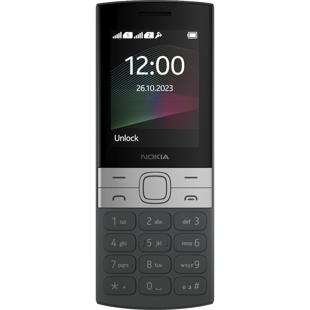 Nokia Handy »150 2G Edition 2023«, schwarz, 6,09 cm/2,4 Zoll