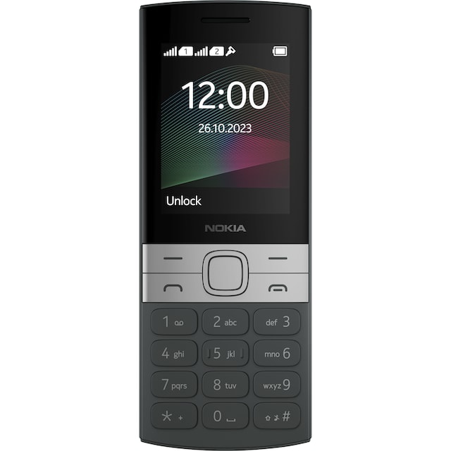 Nokia Handy »150 2G Edition 2023«, schwarz, 6,09 cm/2,4 Zoll ➥ 3 Jahre XXL  Garantie | UNIVERSAL