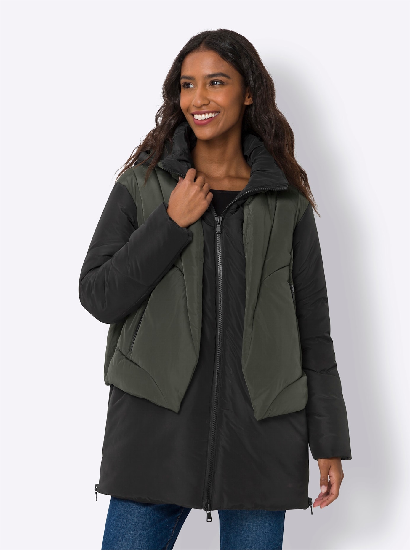heine Outdoorjacke, mit Kapuze