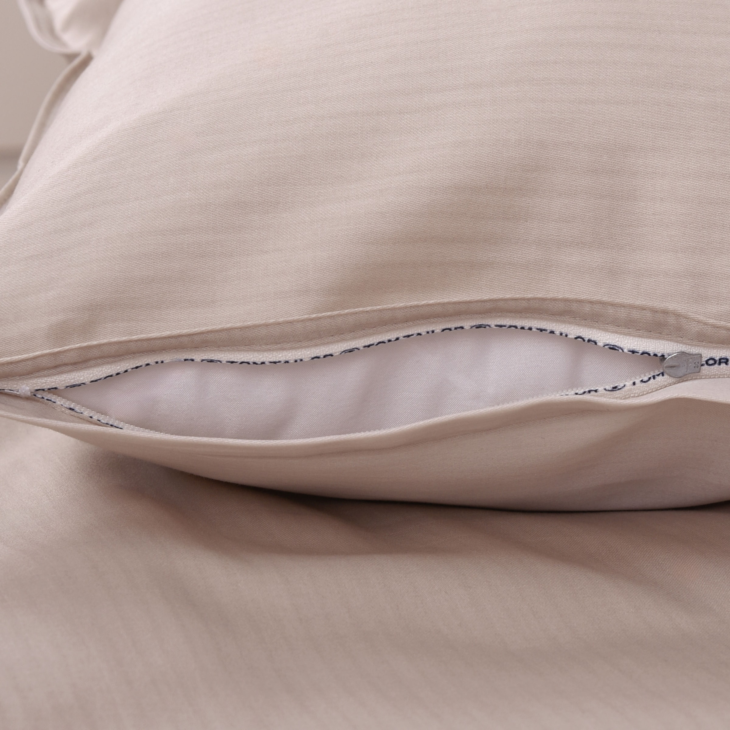 TOM TAILOR HOME Babybettwäsche »TWO-TONE SOLID COLORS in Gr. 100x135cm«, new bedroom, Doppelnaht am Kissen