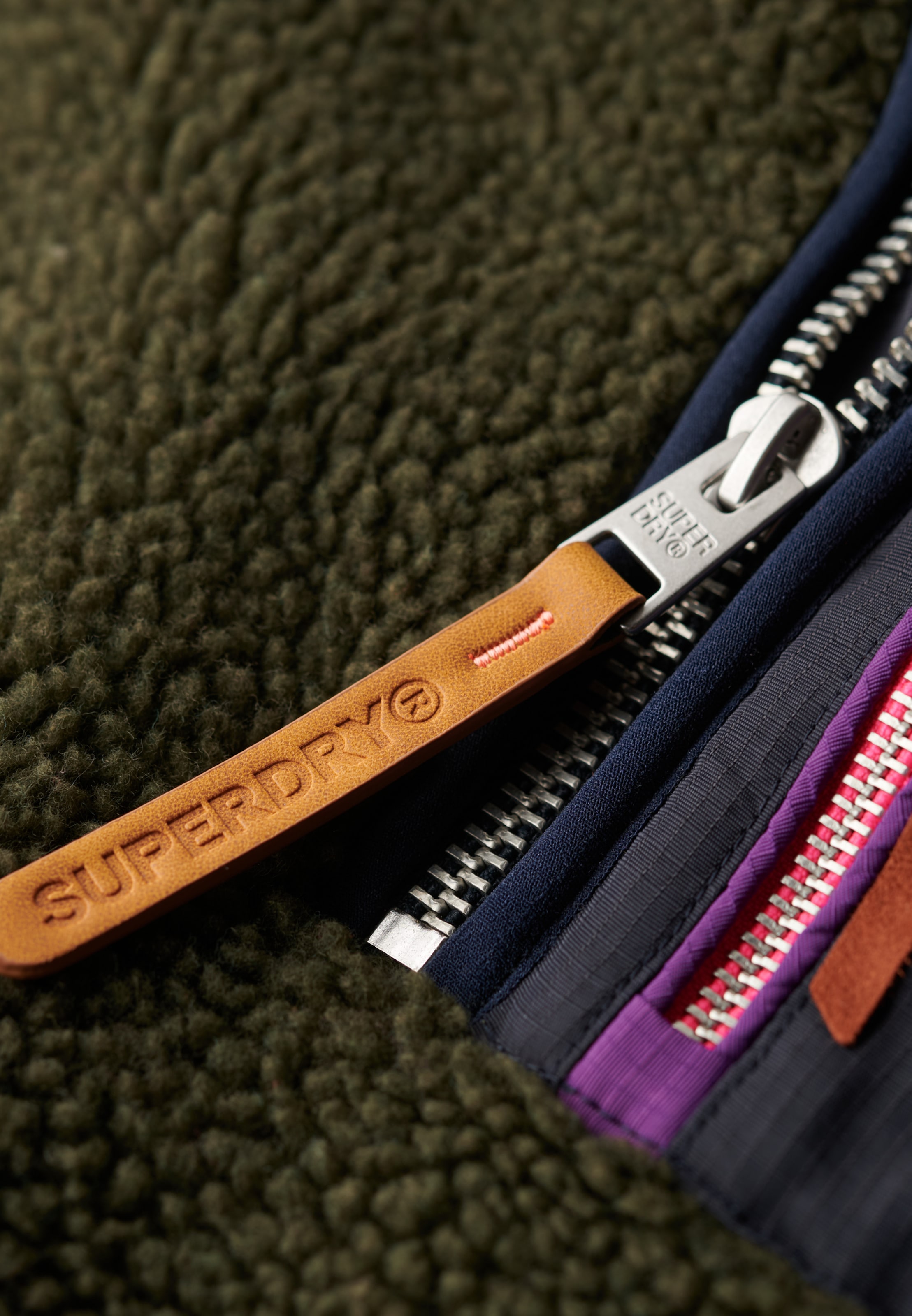 Superdry Fleecepullover »VINTAGE RETRO HALF ZIP FLEECE«
