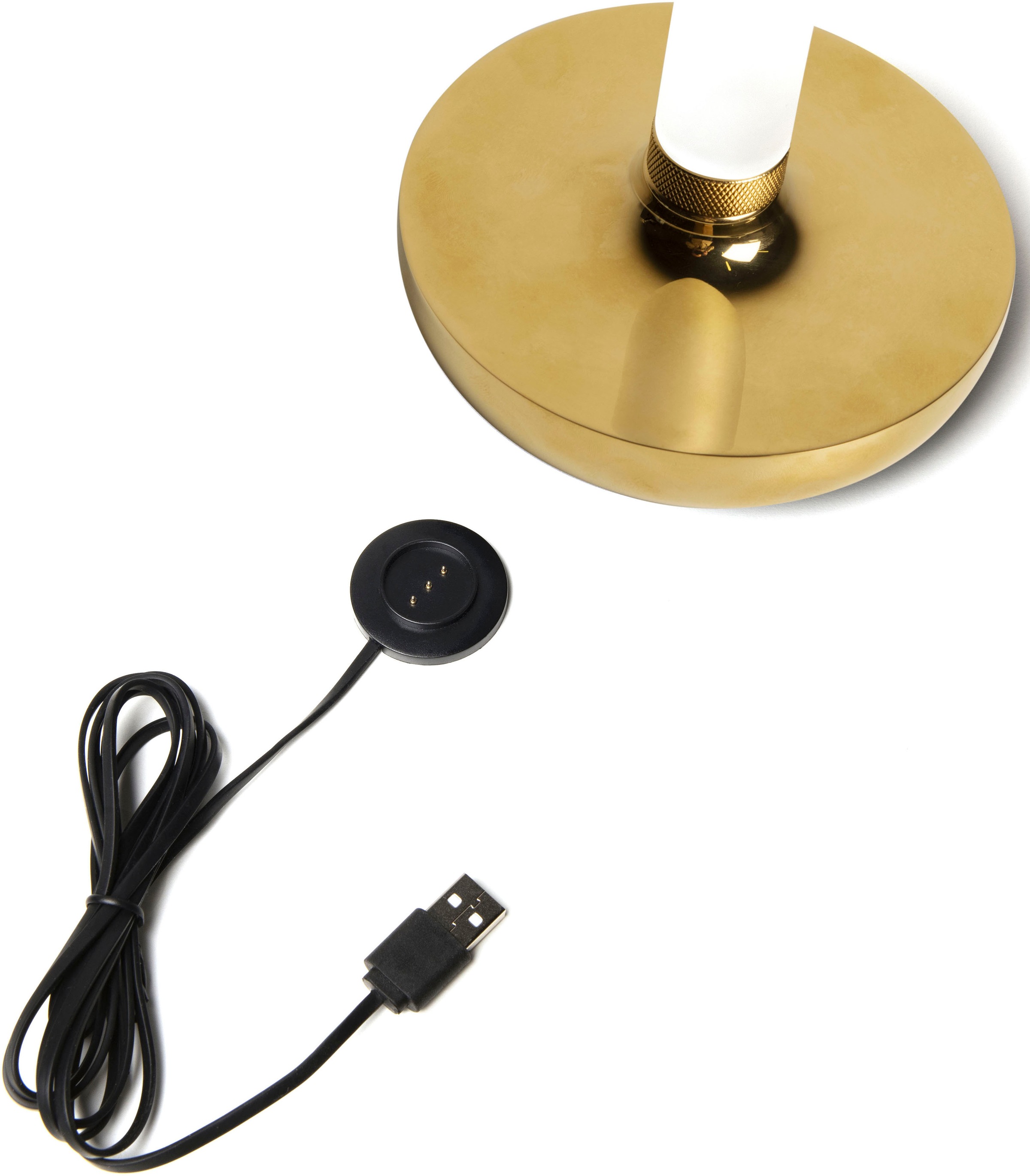 KONSTSMIDE LED Tischleuchte »Biarritz«, Leuchtmittel LED-Modul | LED fest integriert, Biarritz USB-Tischleuchte, 1800/2700/4000K, dimmbar