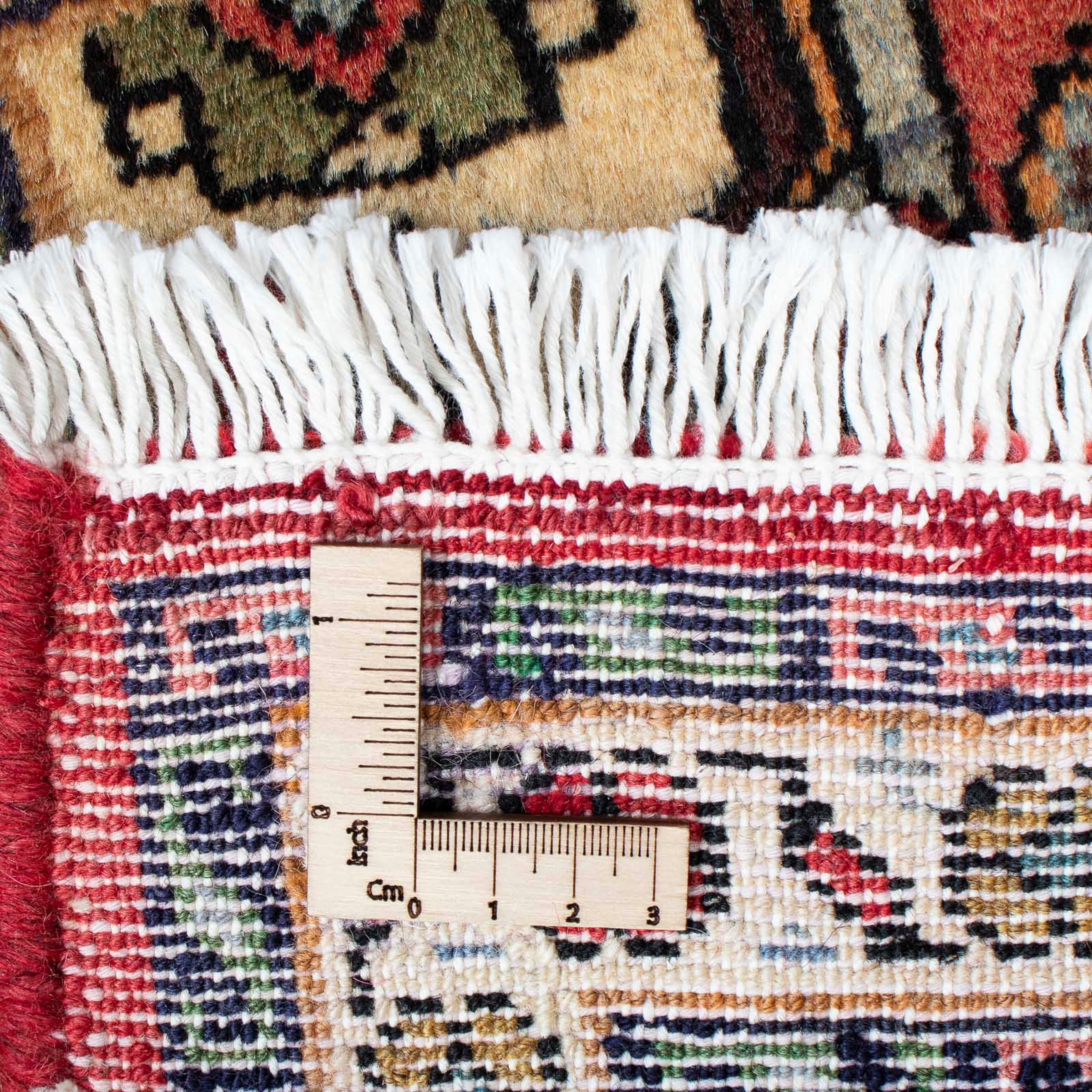 morgenland Orientteppich »Perser - Nomadic - 90 x 61 cm - hellrot«, rechteckig, Wohnzimmer, Handgeknüpft, Einzelstück mit Zertifikat
