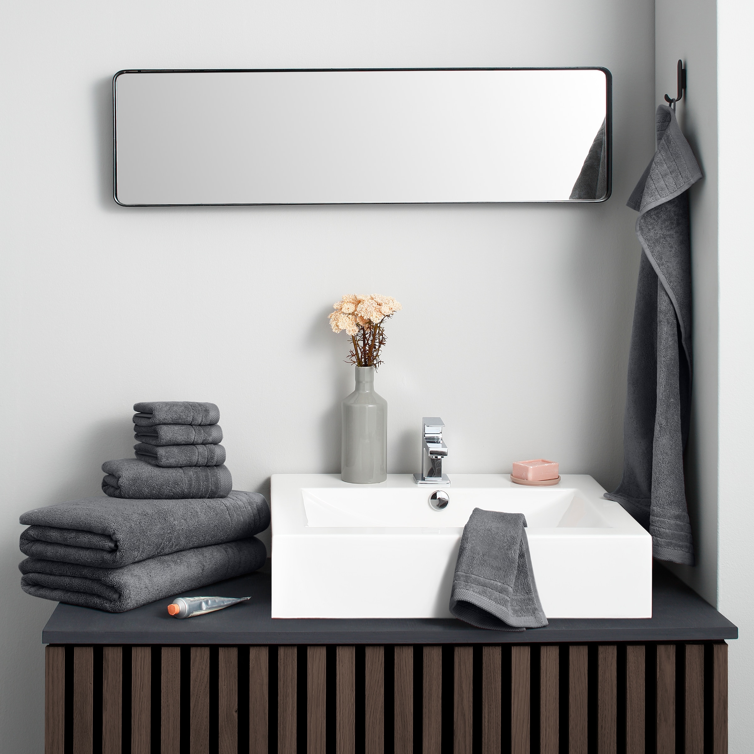 my home Handtuch Set »Sanremo Premium, Premium Handtücher, 600 gr/m², dicke Qualität« Set 8 Stk. Frottier Duschtücher, Handtücher, Seiftücher, 100% Baumwolle, 5 Jahre Garantie